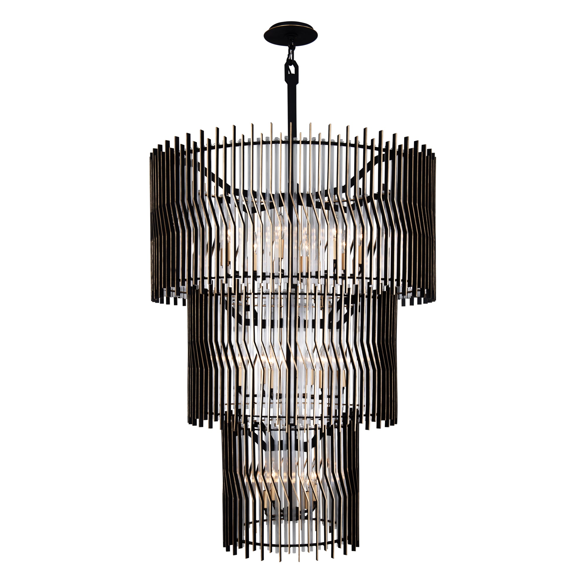 Park Row 18 Light 3-Tier Chandelier