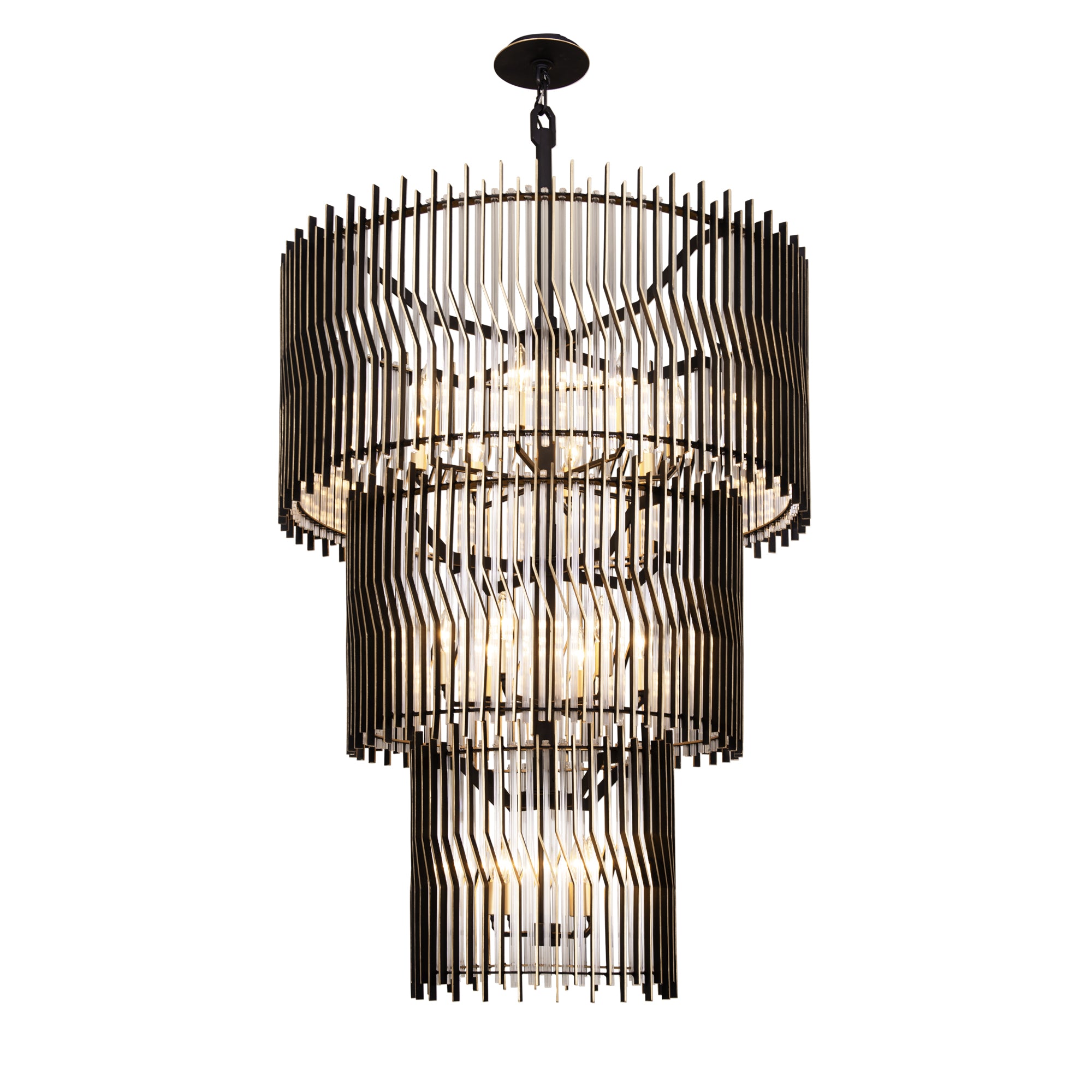 Park Row 18 Light 3-Tier Chandelier