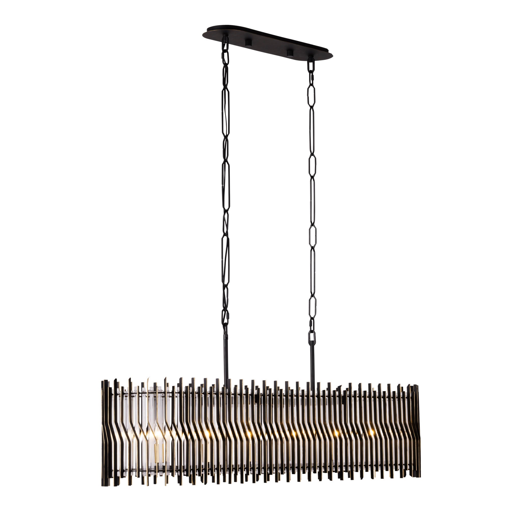 Park Row 6 Light Linear Pendant