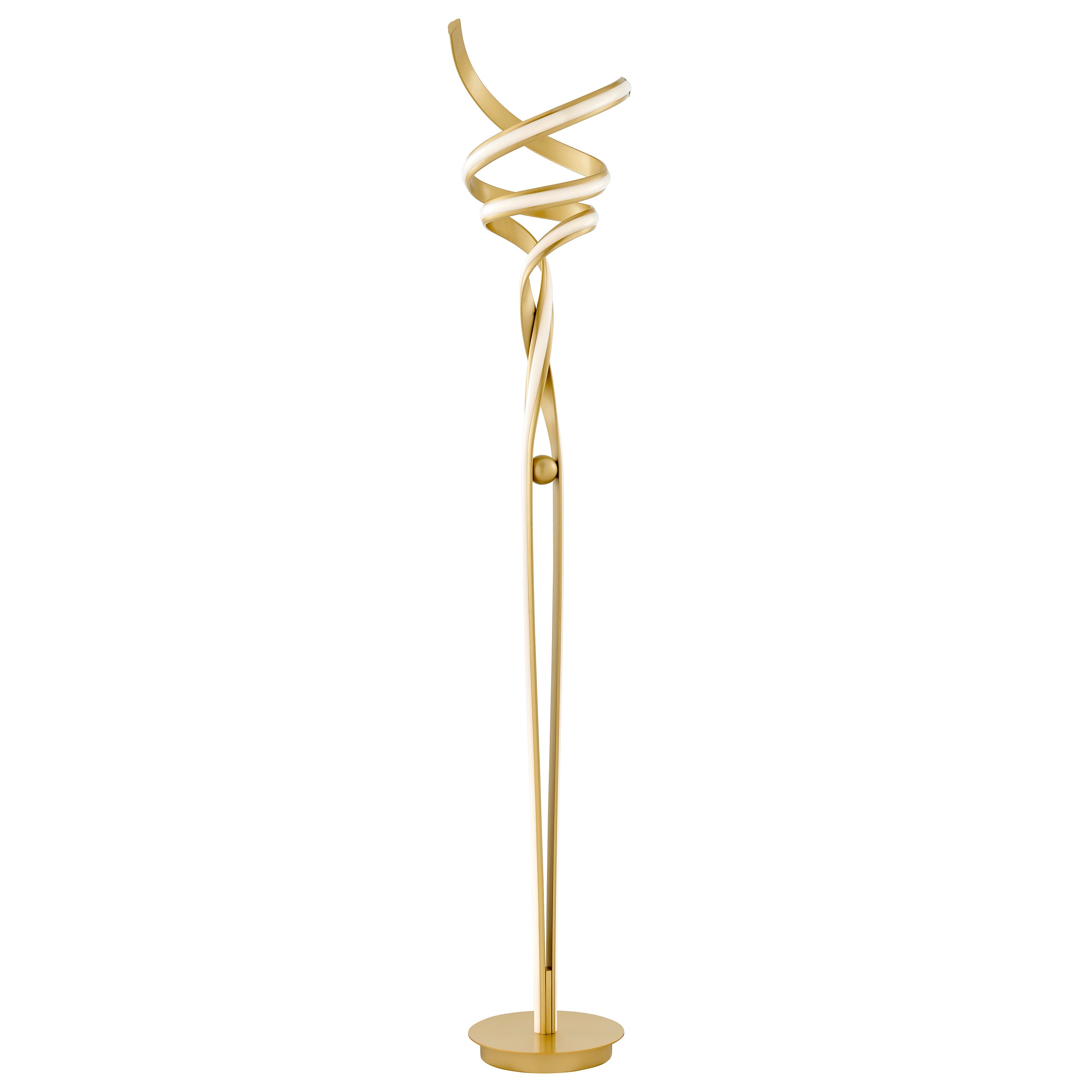 Munich LED Sandy Gold 63" Floor Lamp | Dimmable