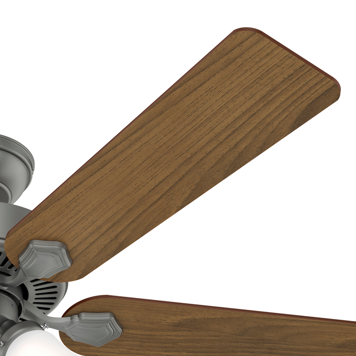 52 inch Swanson Matte Silver Ceiling Fan with LED Light Kit
