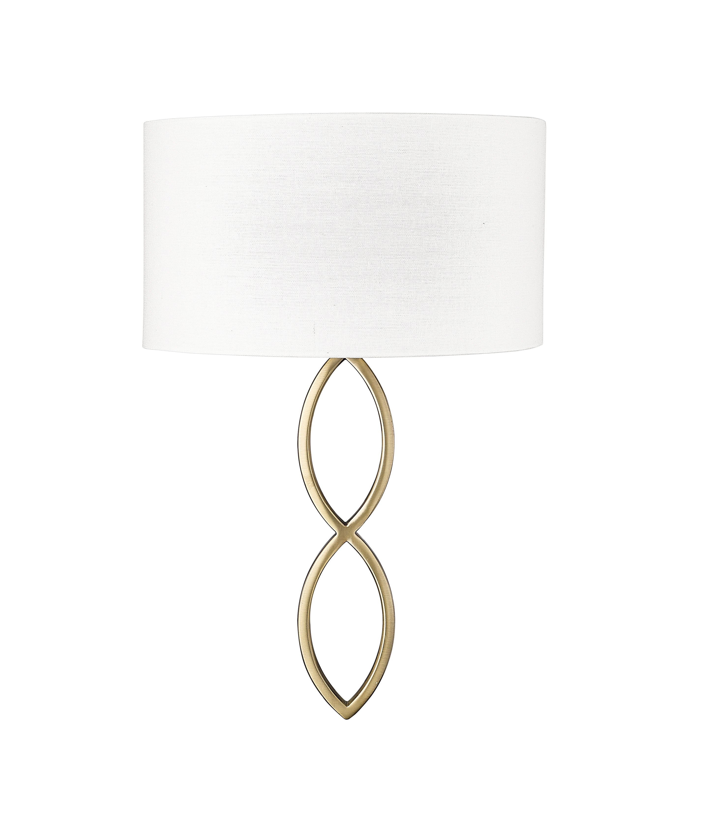 12.8'' Rylee Vintage Brass 1 Light Wall Sconce