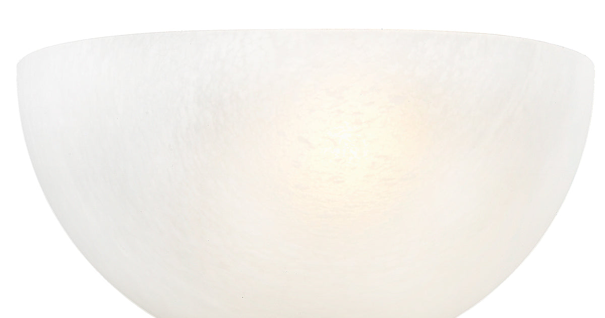 5-inch Luneer White 1-Light Wall Sconce