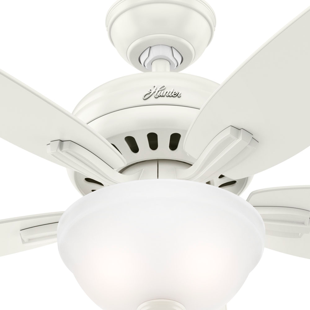 52 inch Newsome Fresh White LED Ceiling Fan with Pull Chain