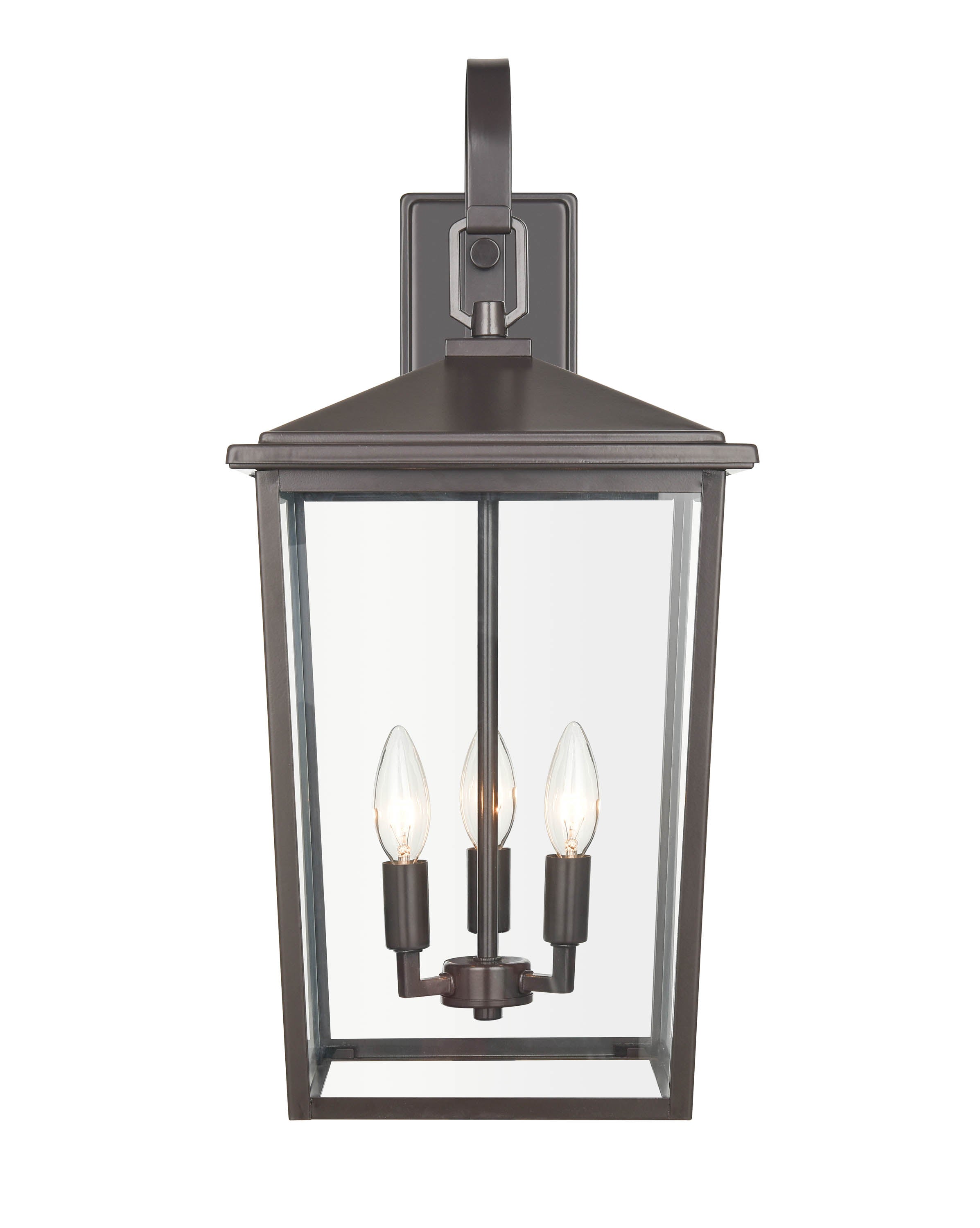 11'' Fetterton Powder Coated Bronze 3 Light Wall Sconce