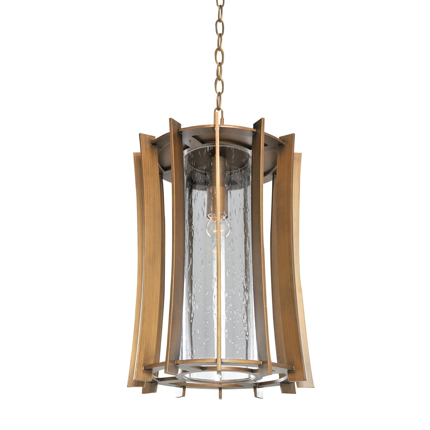 14.5'' Ronan 1 Light Modern Bronze Outdoor Pendant