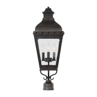 28.8'' Winchester 3 Light Aged Iron Outdoor Lantern Head