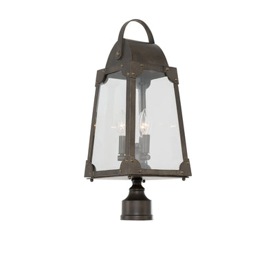 23.8'' Arlington 3 Light Aged Bronze Outdoor Hanging Lantern