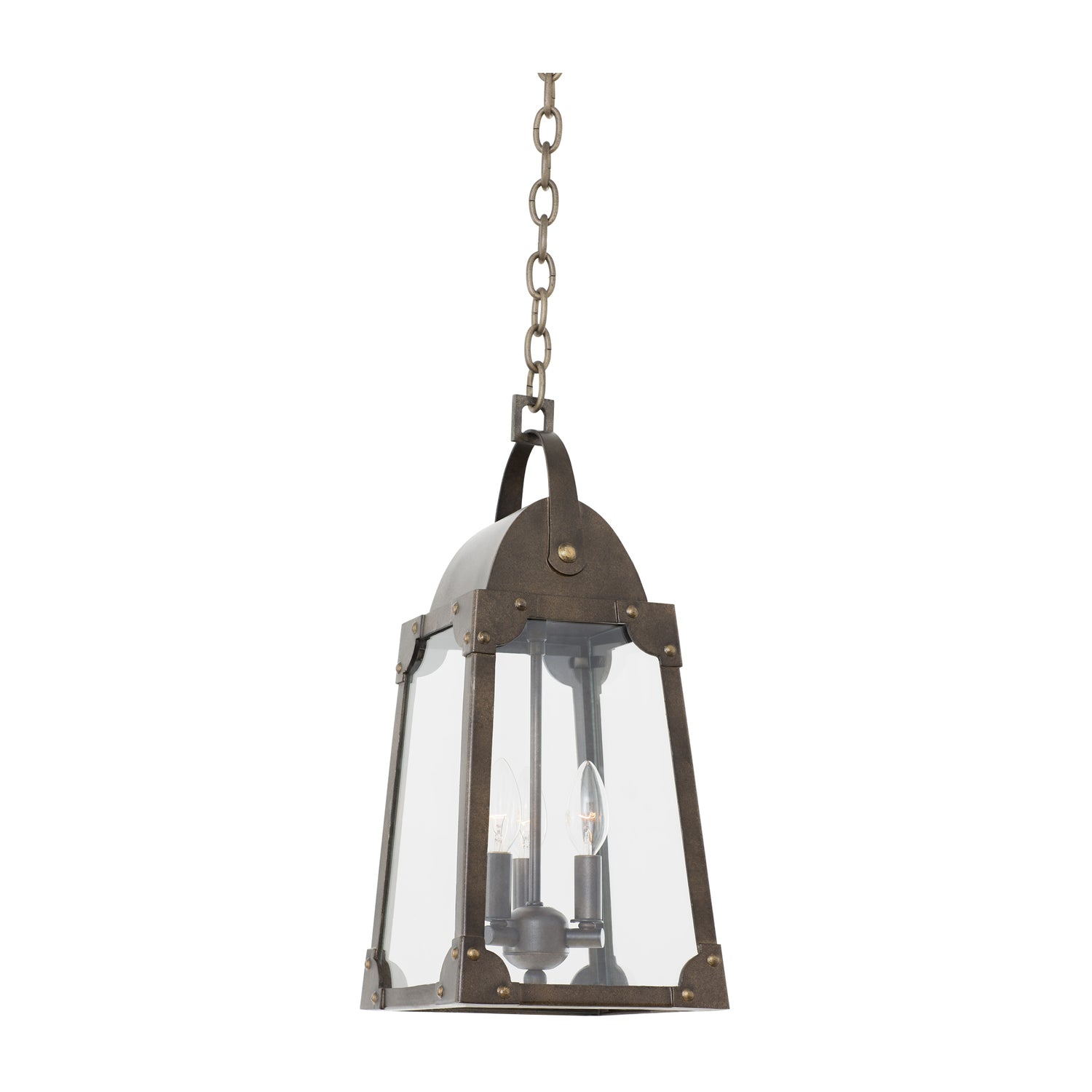 22'' Arlington 3 Light Aged Bronze Pendant