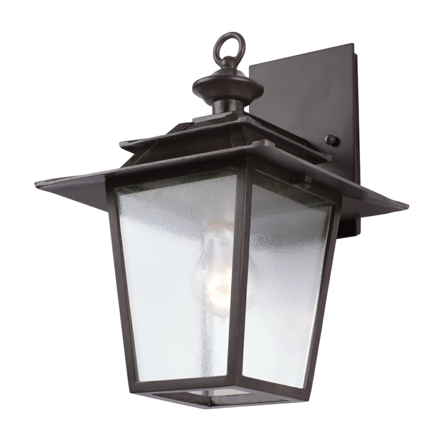 10'' Saddlebrook Outdoor 1 Light Aged Iron Wall Sconce