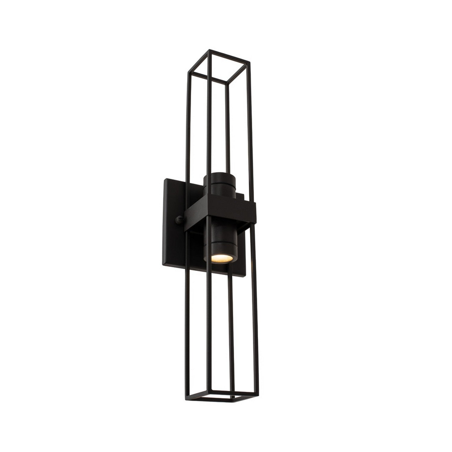 5'' Eames 2 Light Matte Black Outdoor Wall Sconce