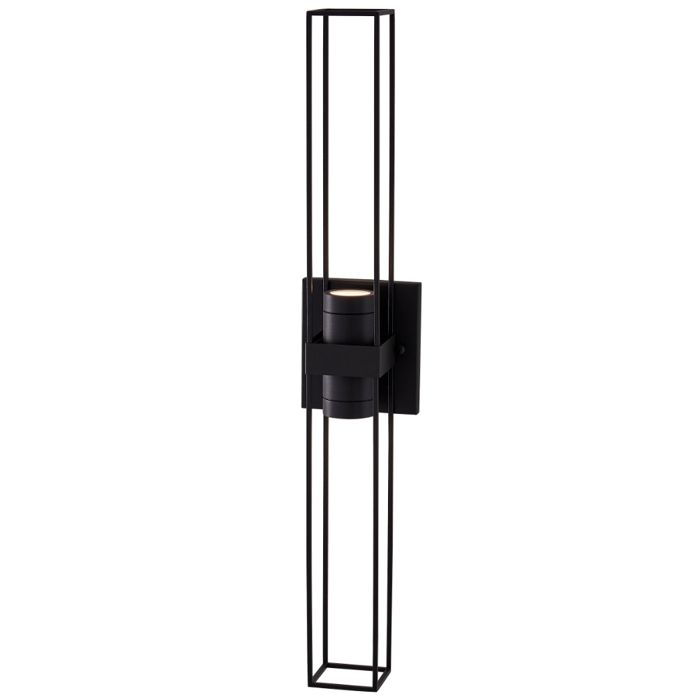 5'' Eames Outdoor 2 Light Matte Black Outdoor Wall Sconce
