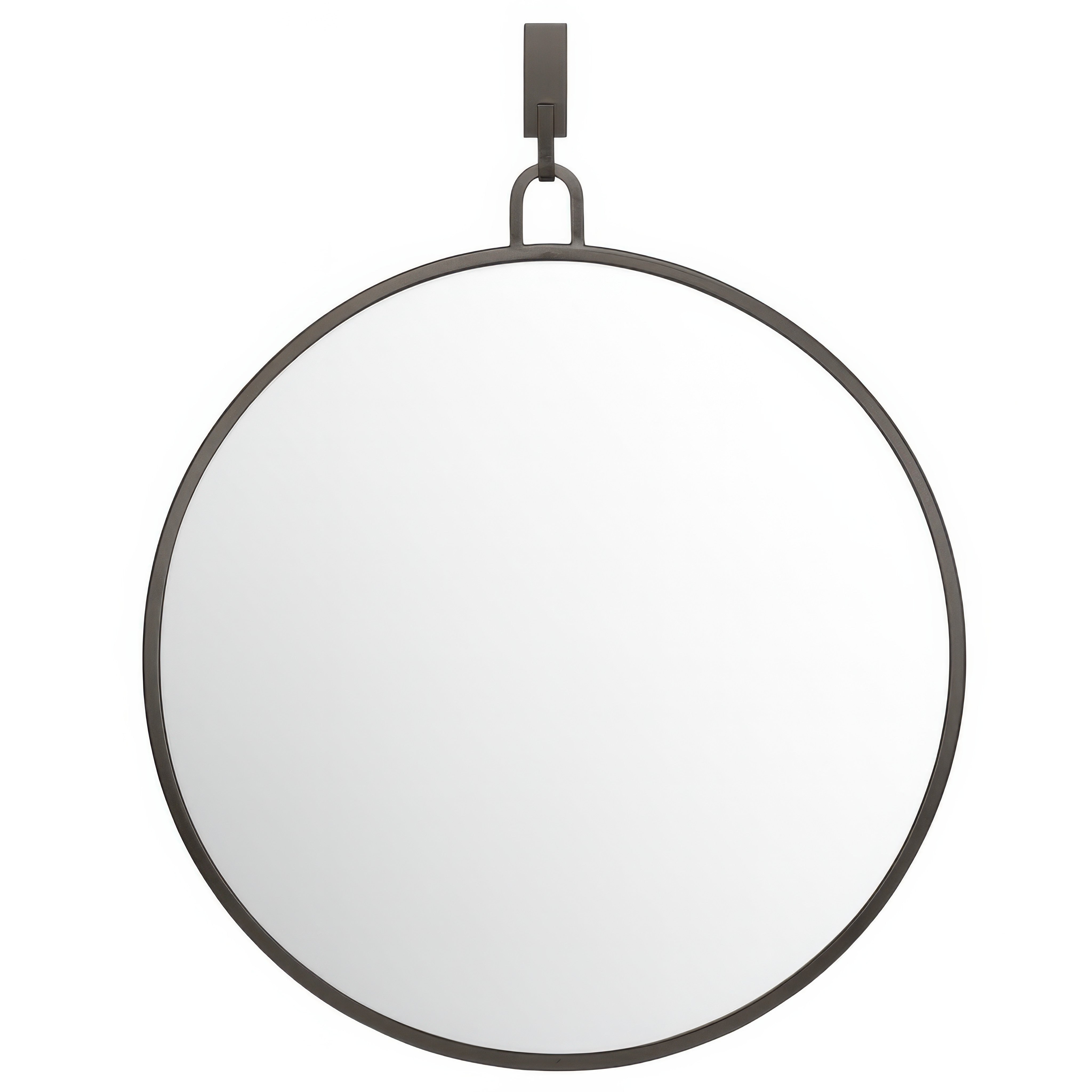 Stopwatch 30-in Round Accent Mirror