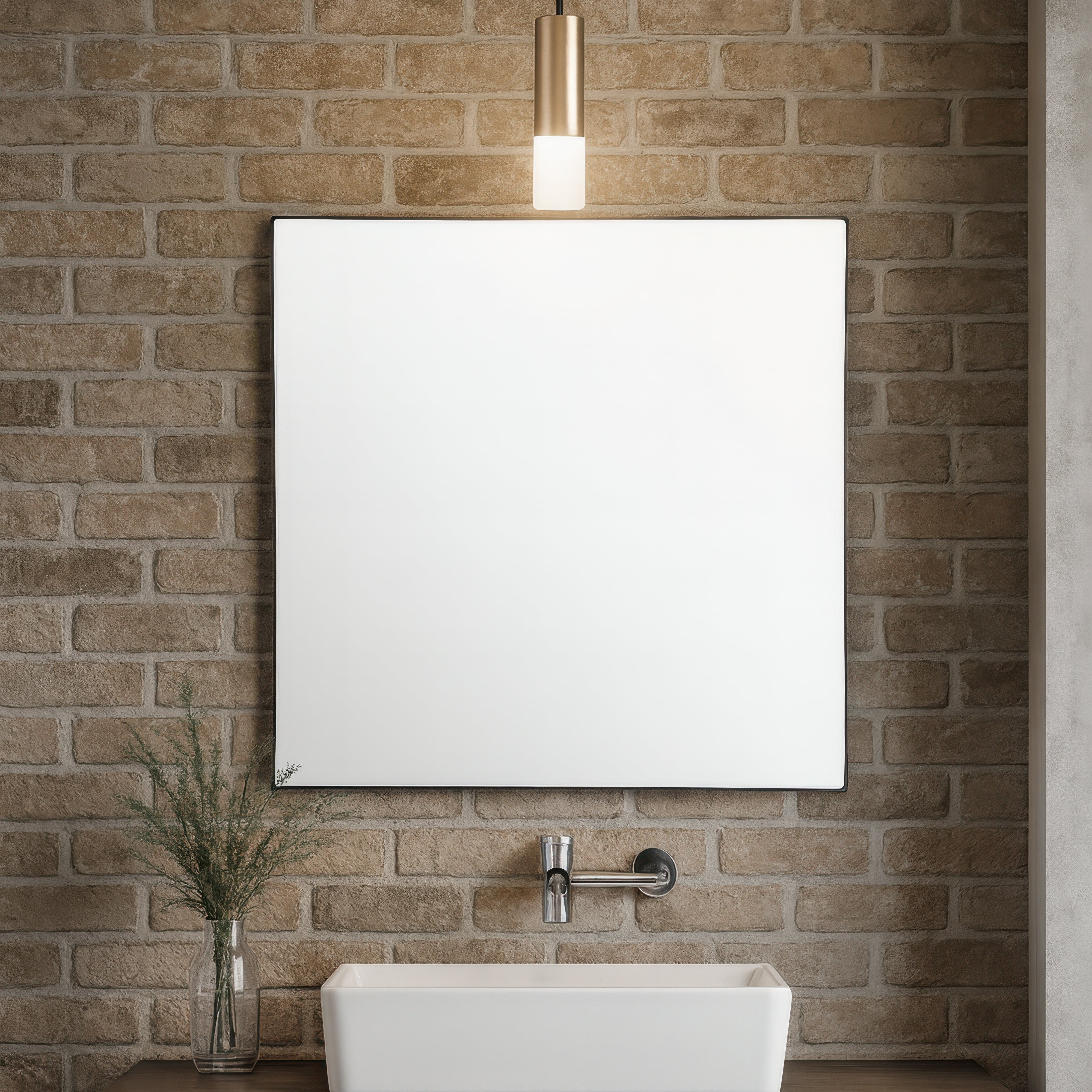 Kye 40x40 Rounded Square Wall Mirror
