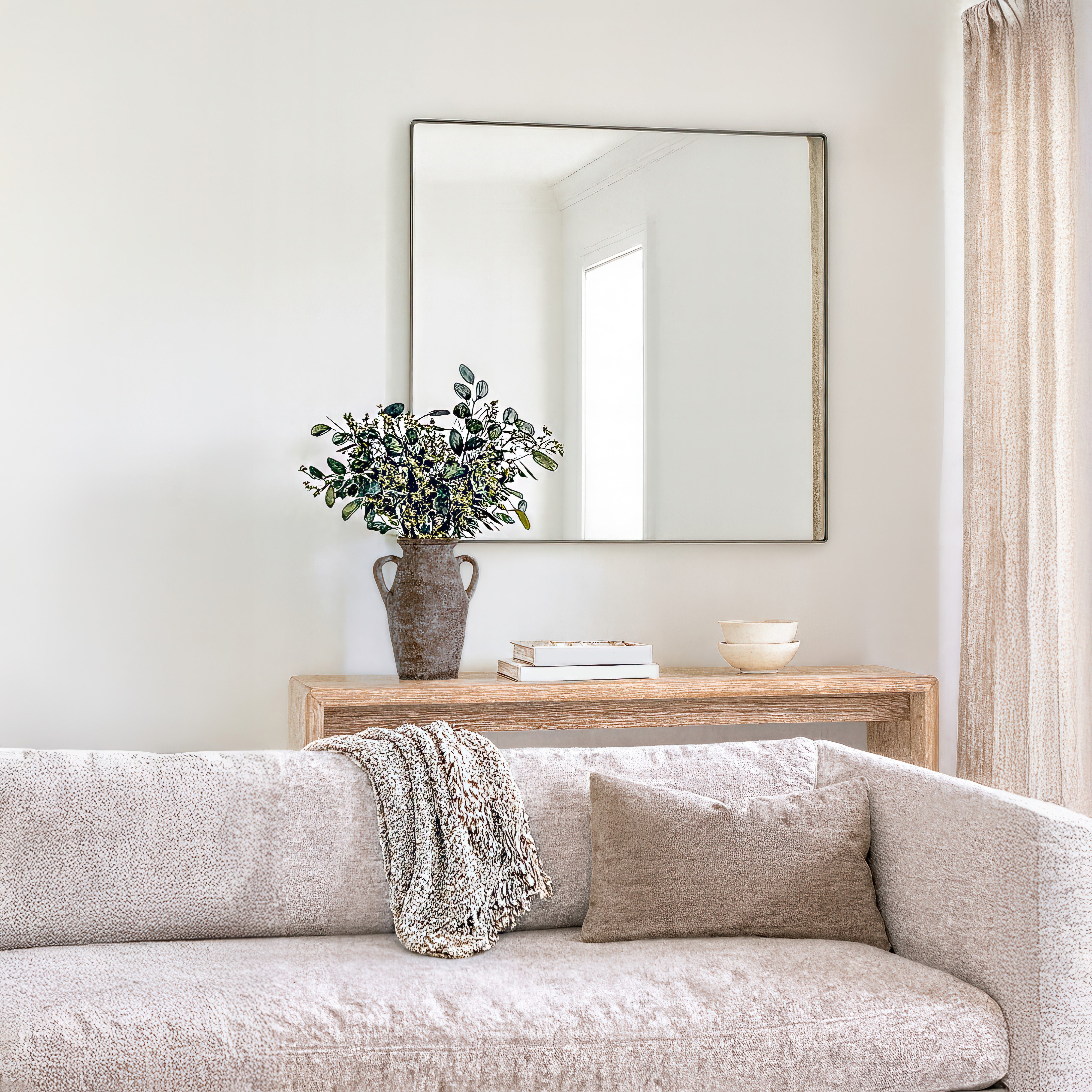 Kye 40x40 Rounded Square Wall Mirror