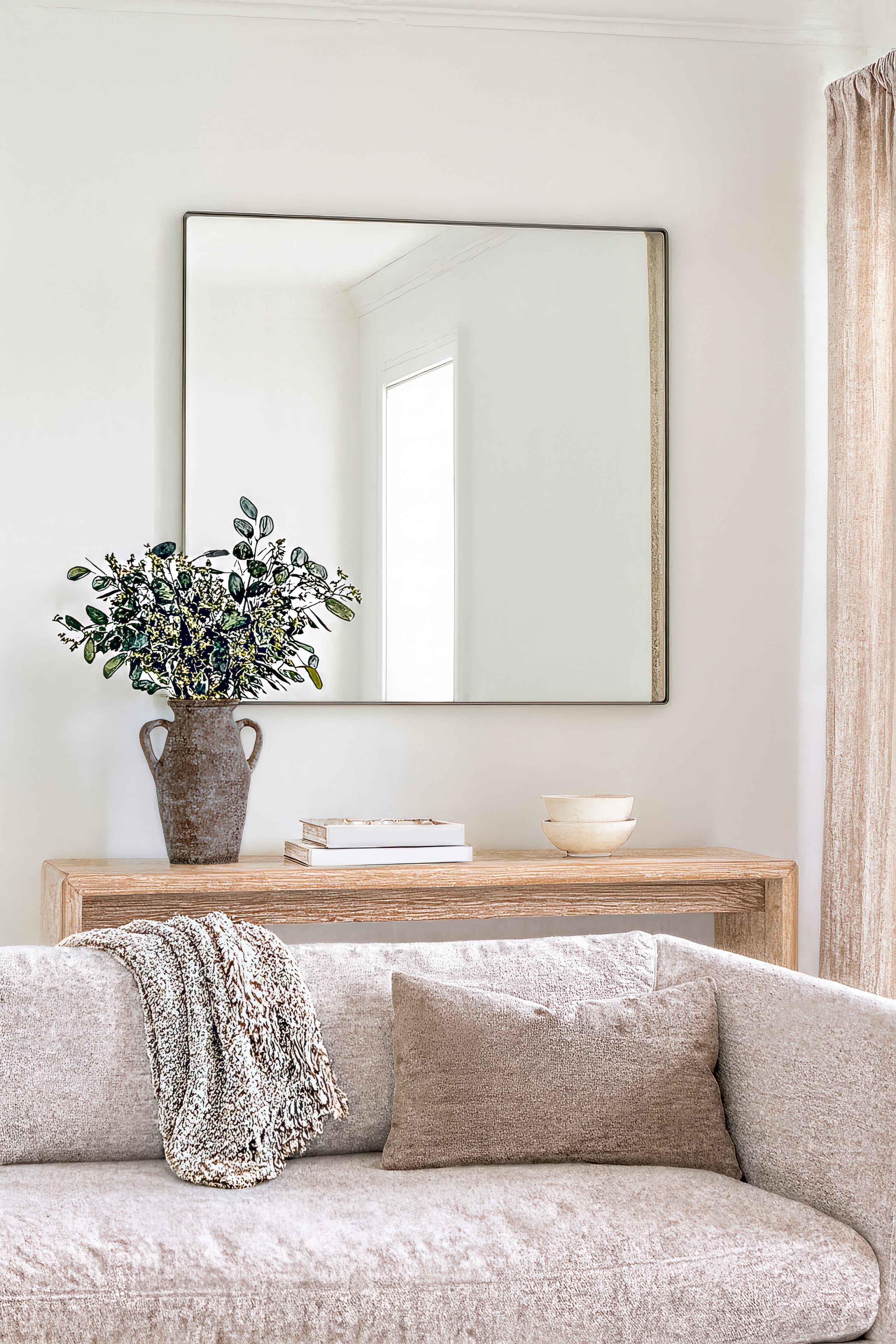 Kye 40x40 Rounded Square Wall Mirror