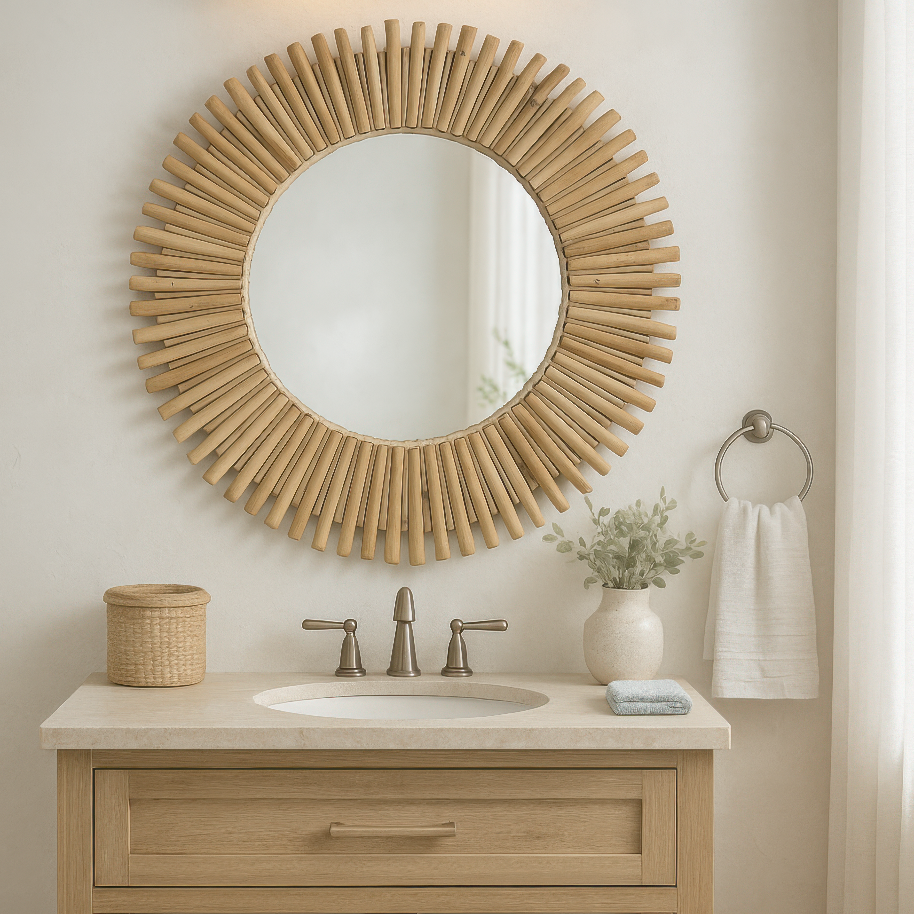 Drifter 34-in Wall Mirror
