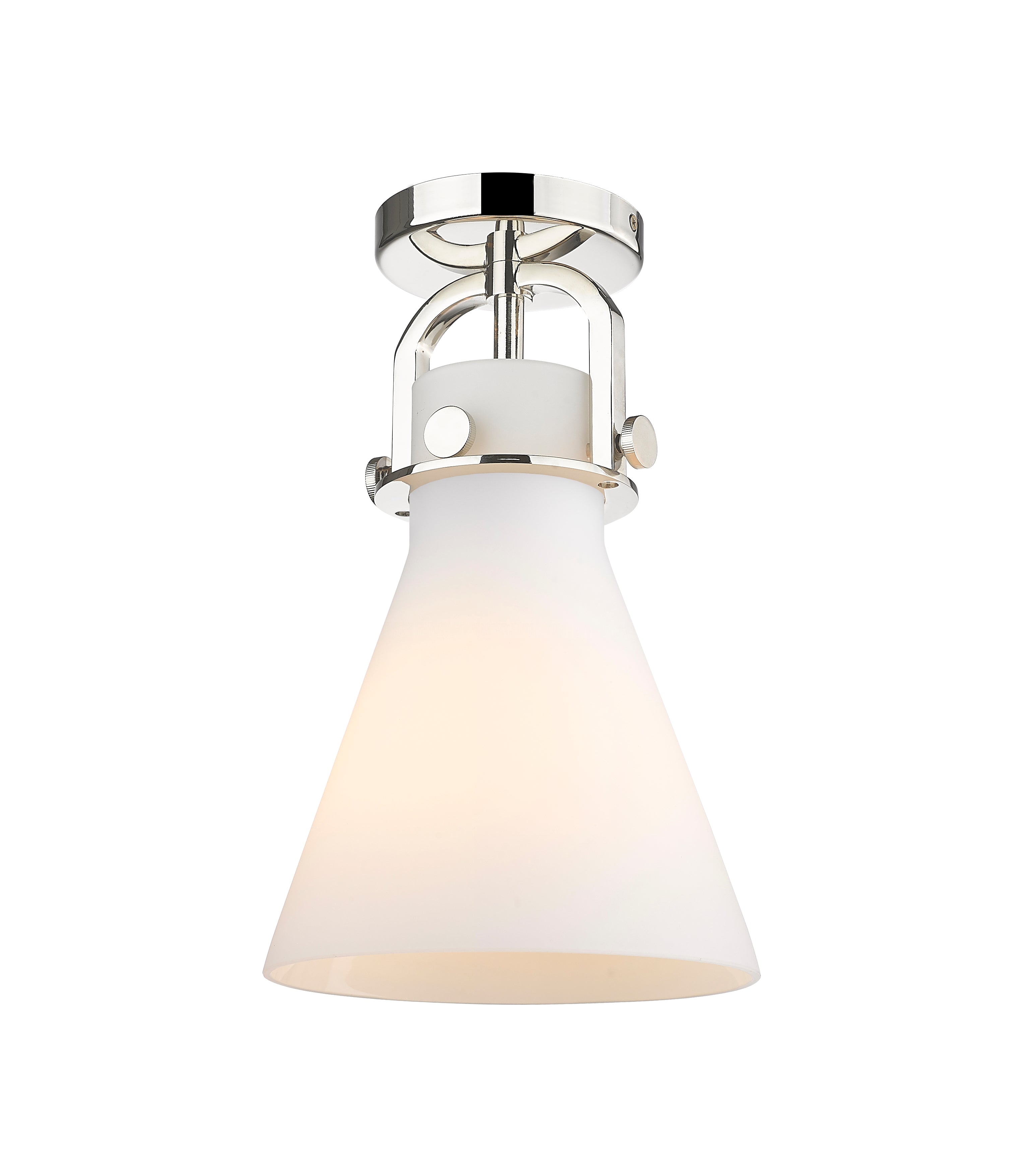 Downtown Semi-Flush Mount Satin Nickel