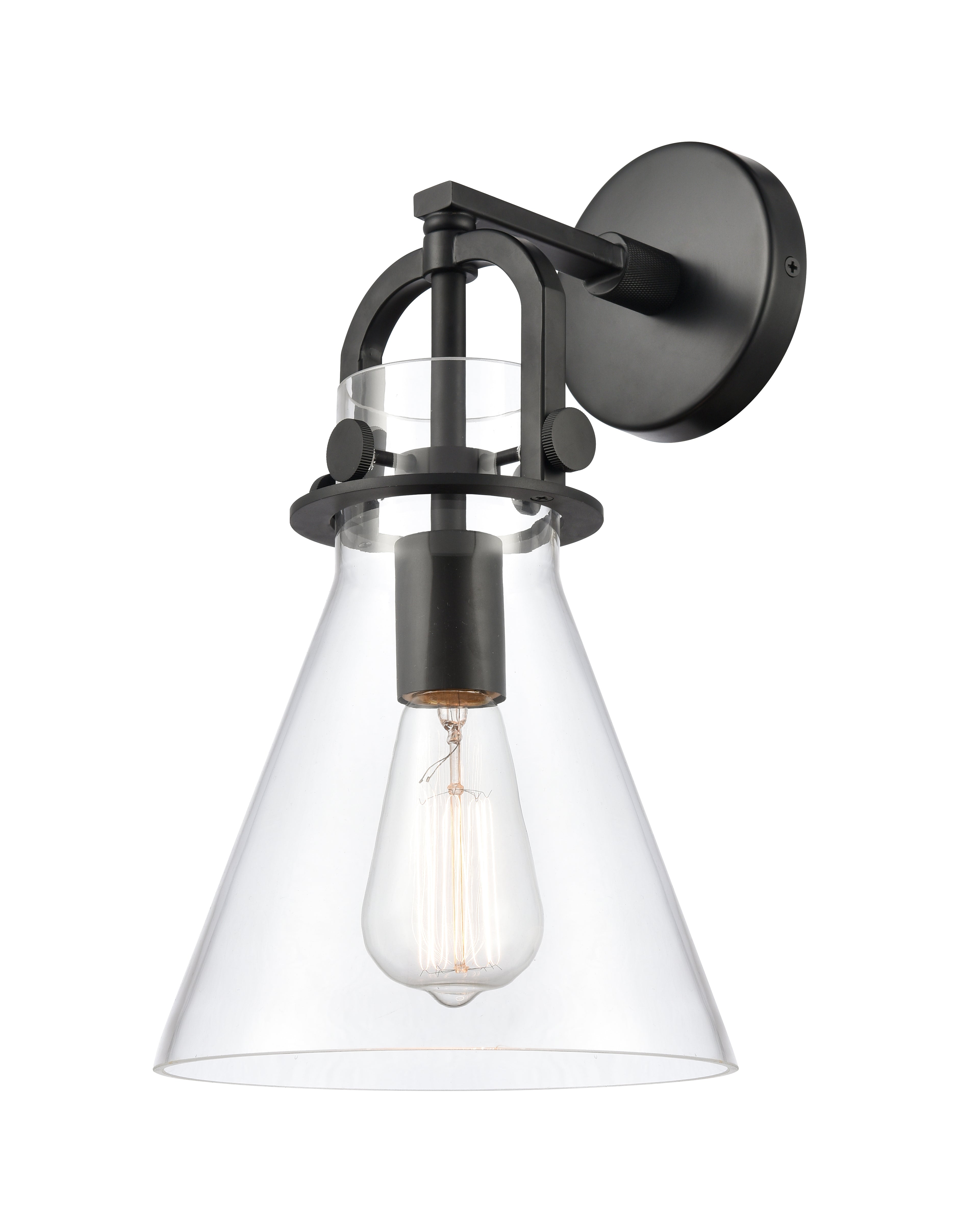 Downtown Urban Sconce Cast Brass 14 Inch