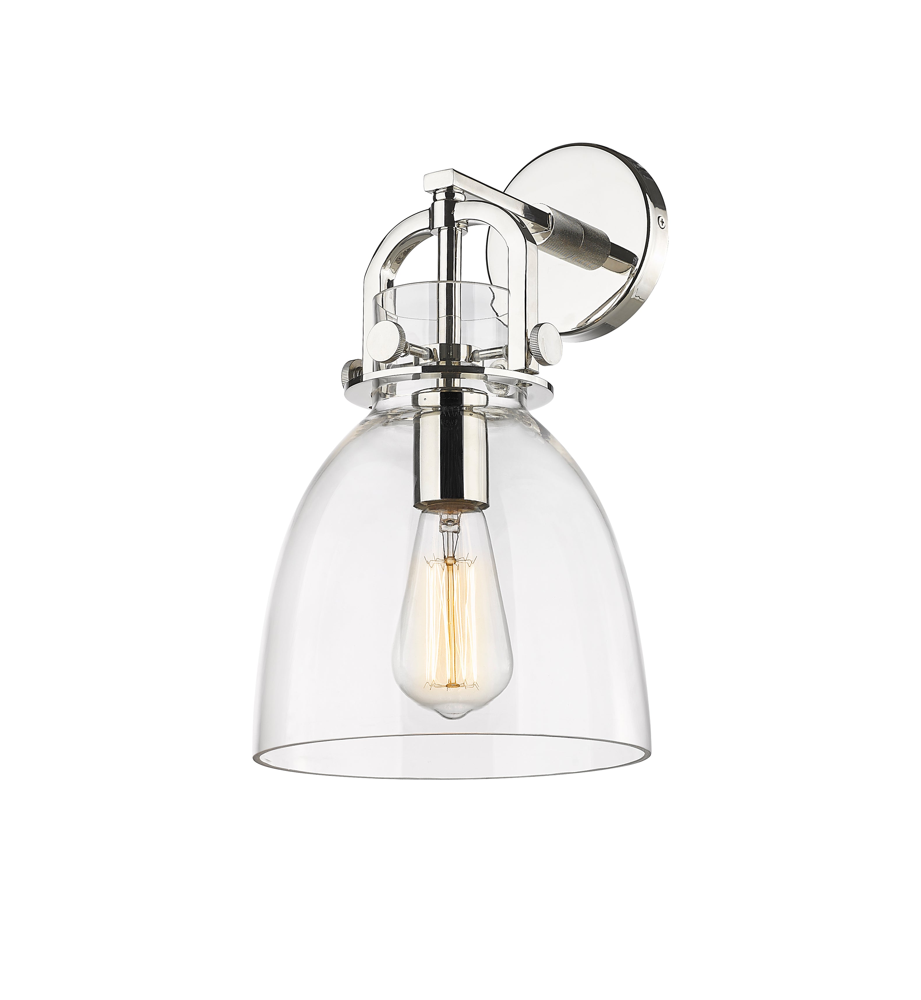 Downtown Urban Sconce Cast Brass 14 Inch