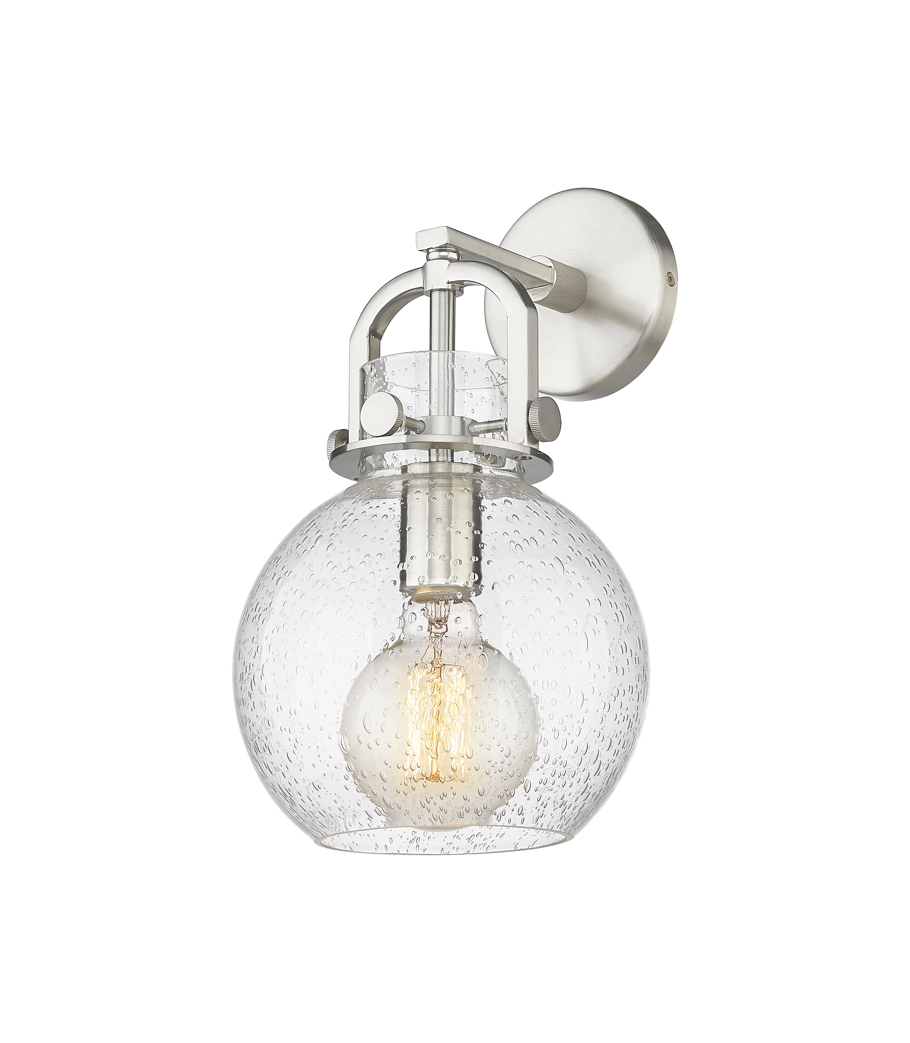 Downtown Urban Sconce Cast Brass Glass