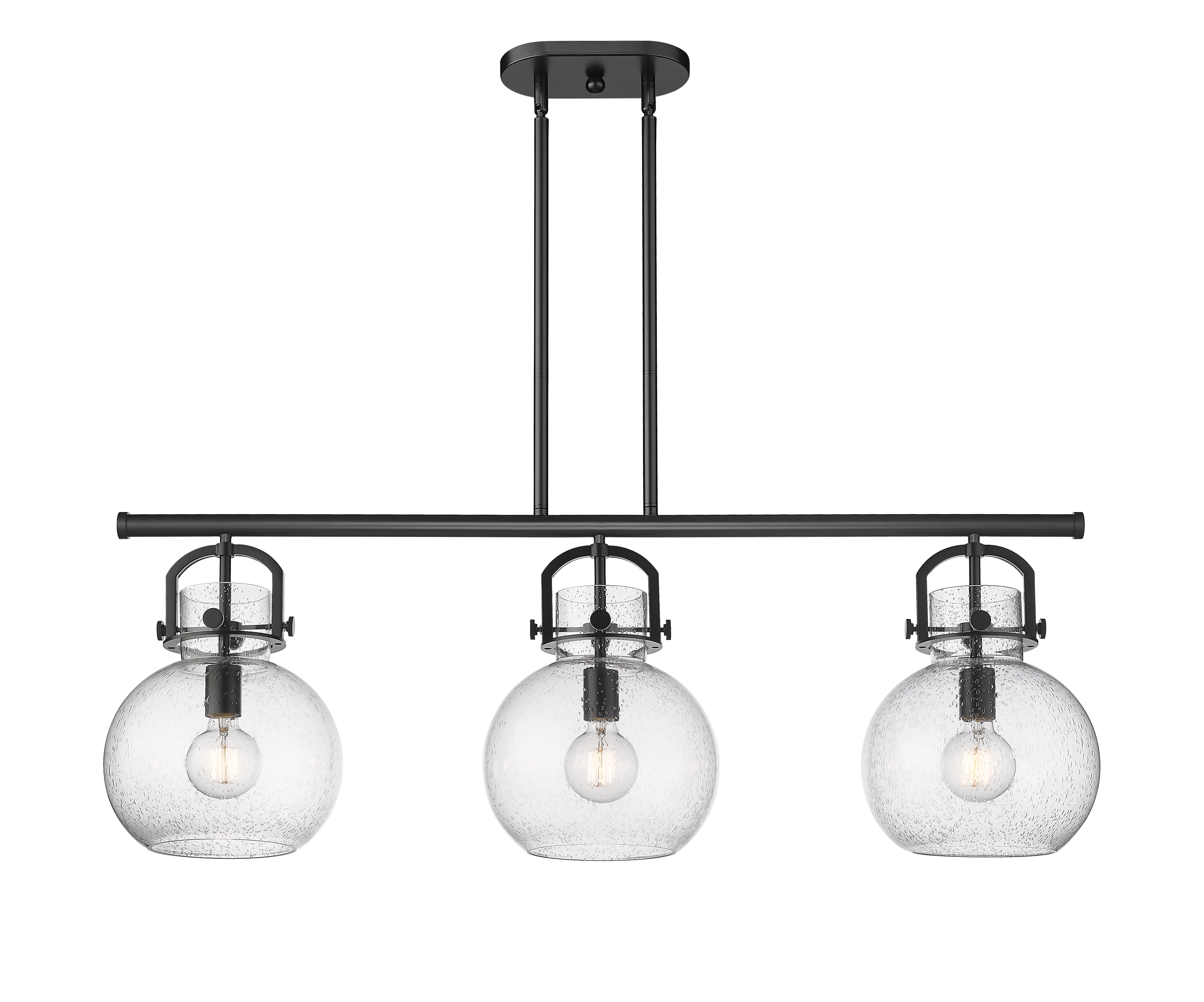Downtown Urban Island Light Cast Brass
