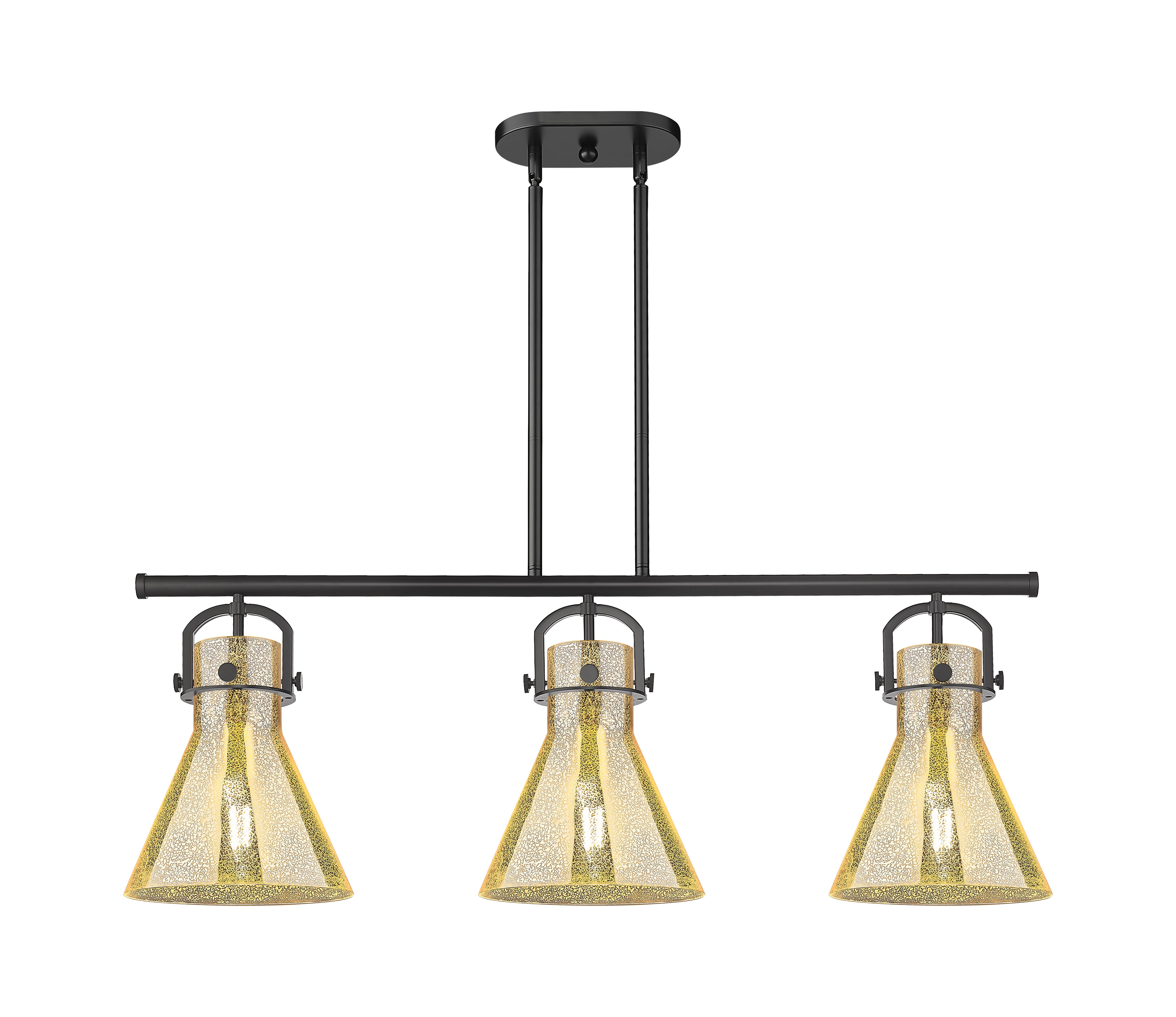 Downtown Urban Island Light Cast Brass