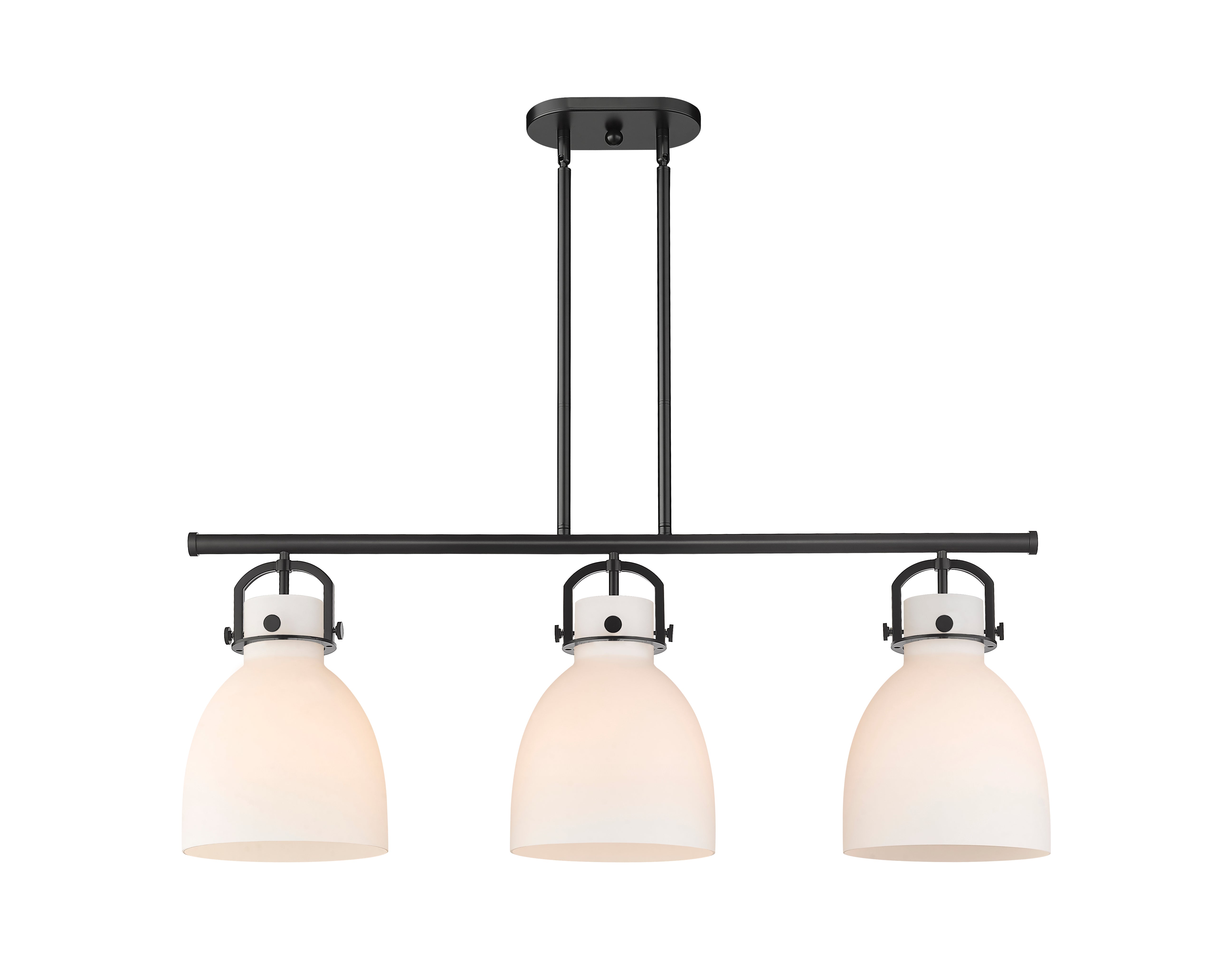 Downtown Urban Island Light Cast Brass
