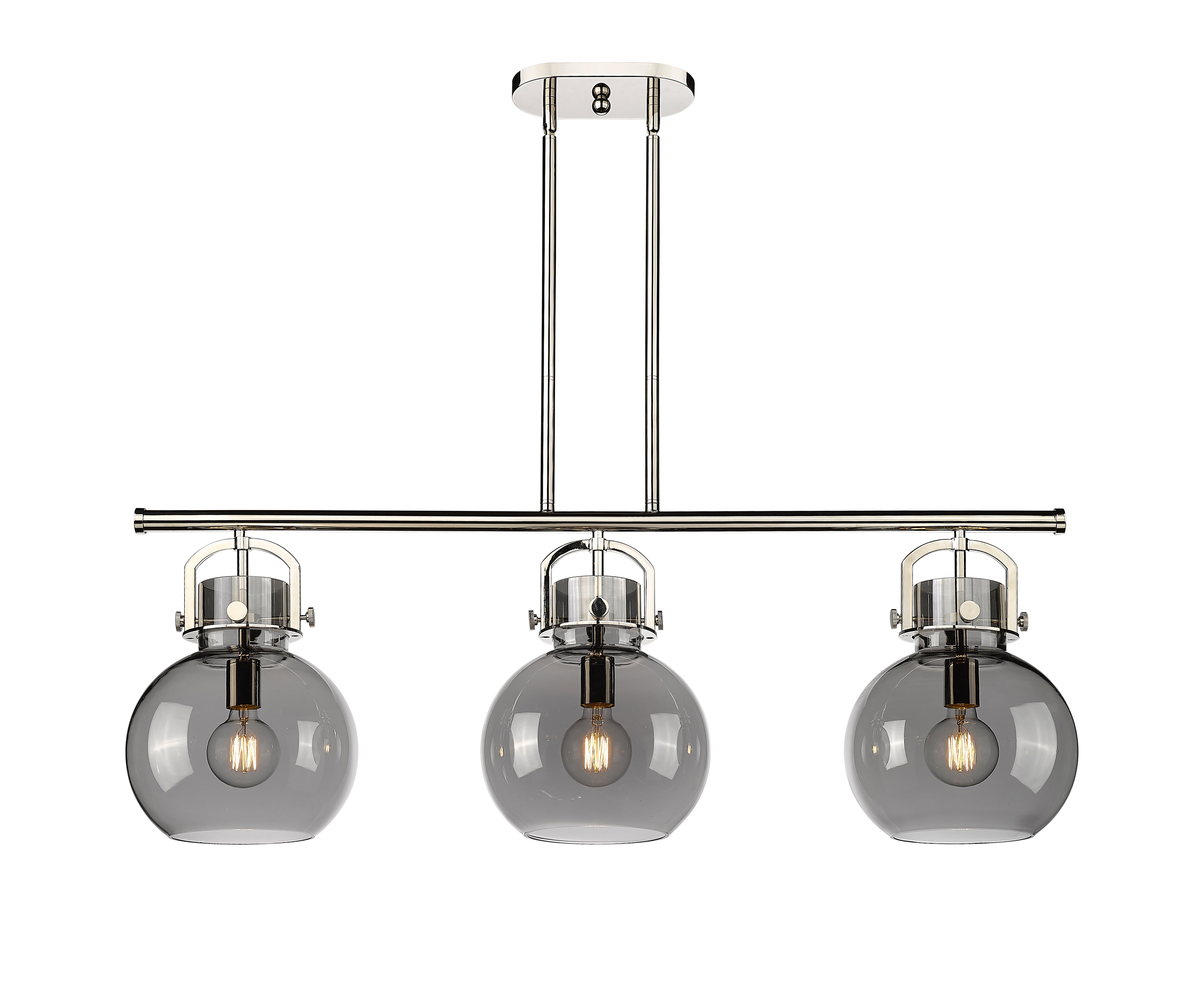 Downtown Urban Island Light Cast Brass