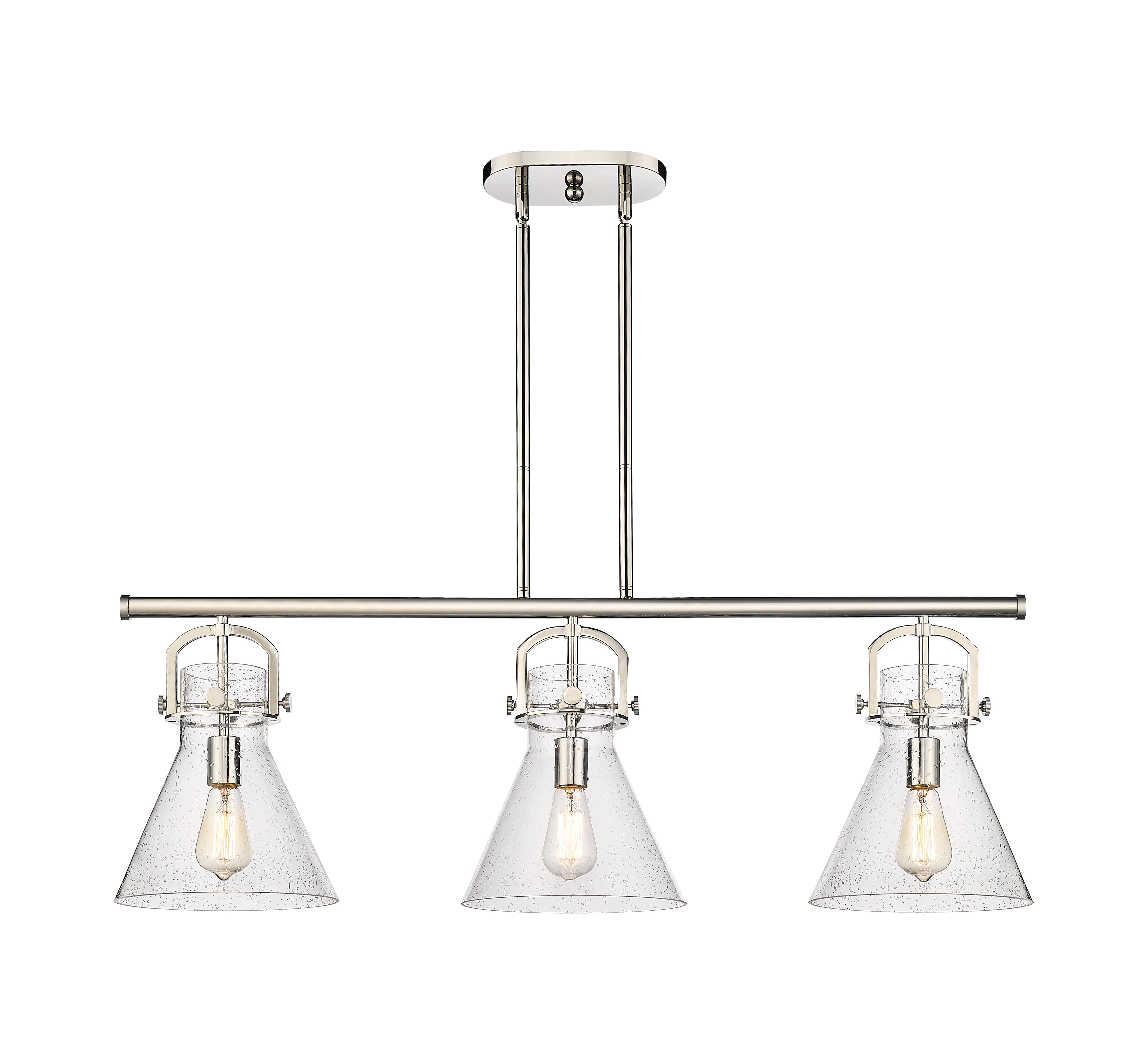 Downtown Urban Island Light Cast Brass
