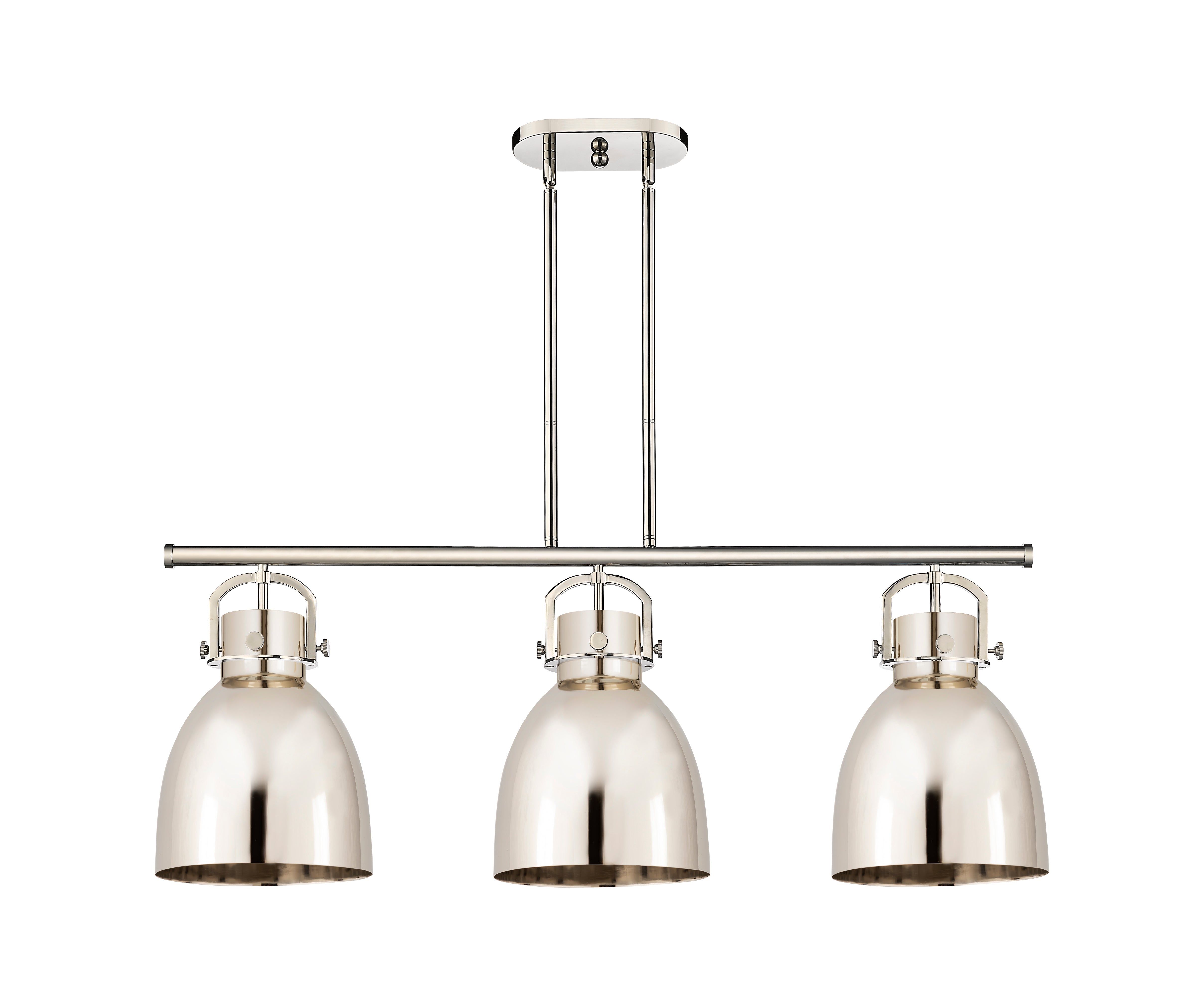 Downtown Urban Island Light Cast Brass