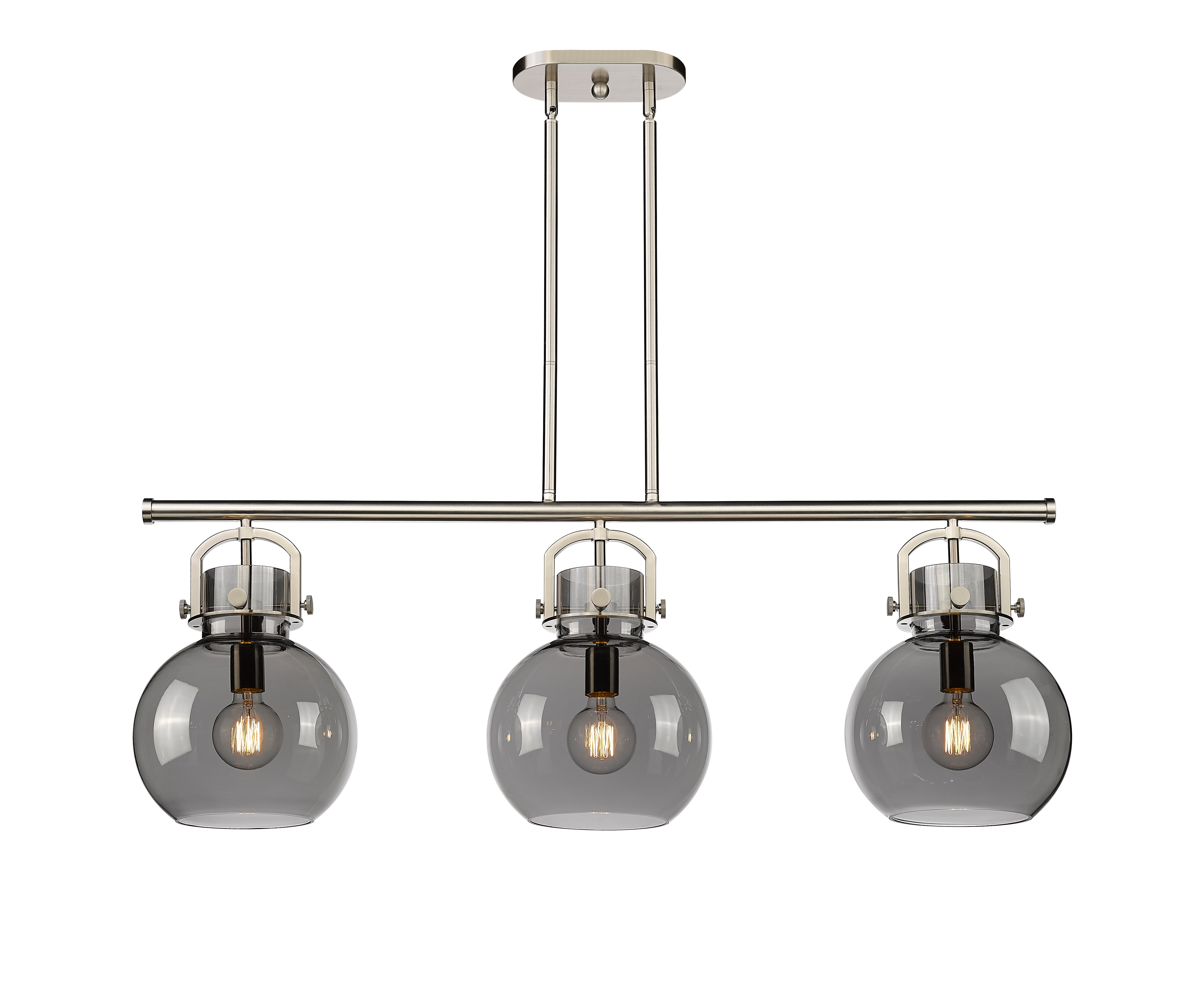 Downtown Urban Island Light Cast Brass