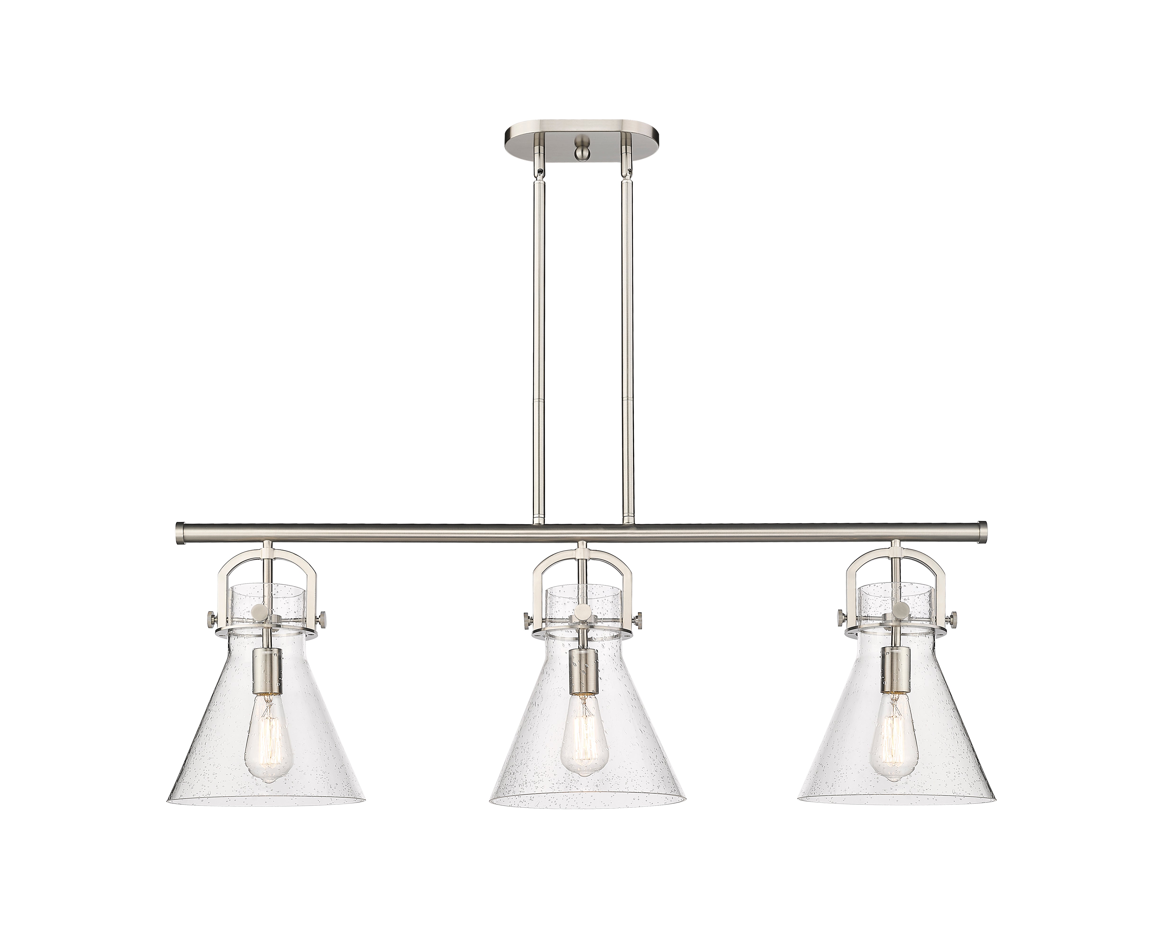 Downtown Urban Island Light Cast Brass