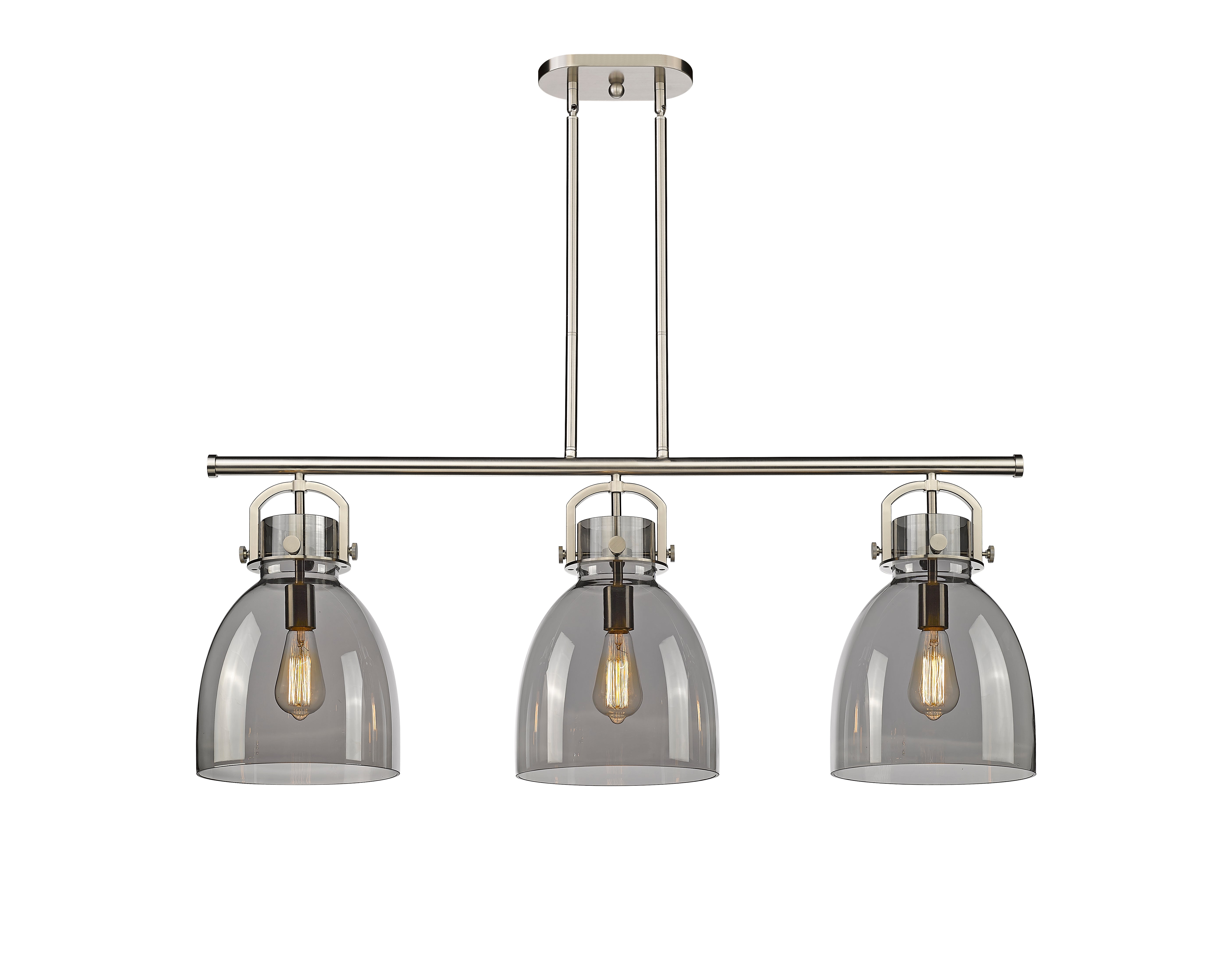 Downtown Urban Island Light Cast Brass