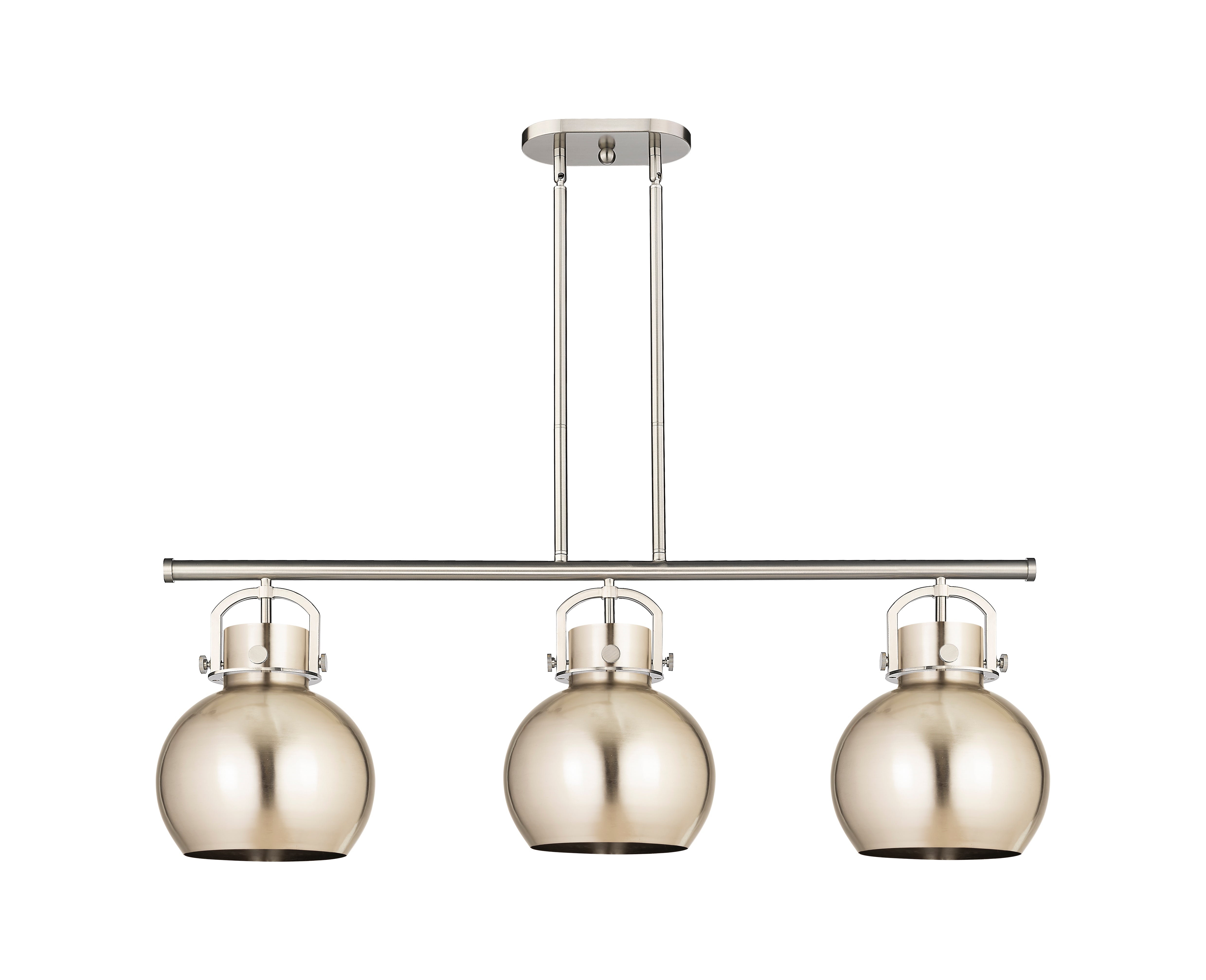 Downtown Urban Island Light Brass Steel