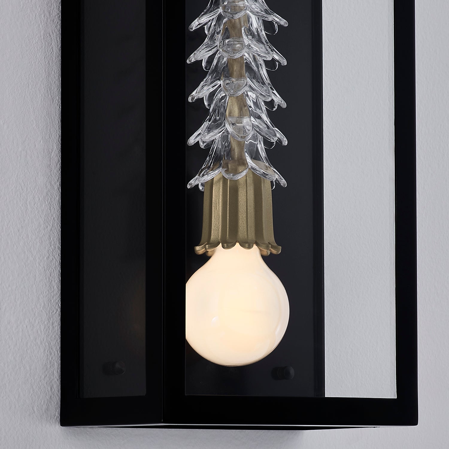 9'' Midsummer 2 Light Matte Black Outdoor Wall Sconce