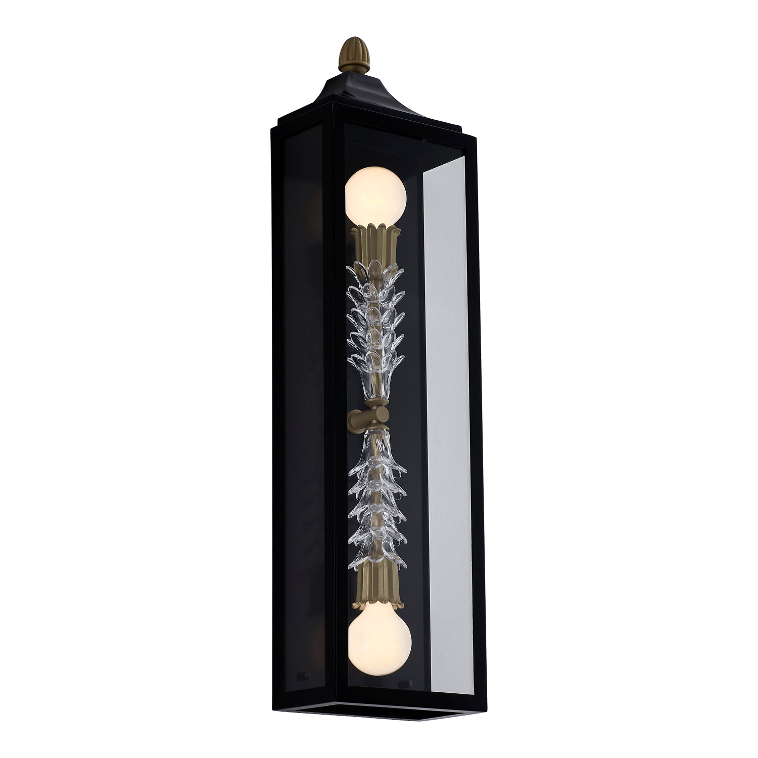 9'' Midsummer 2 Light Matte Black Outdoor Wall Sconce