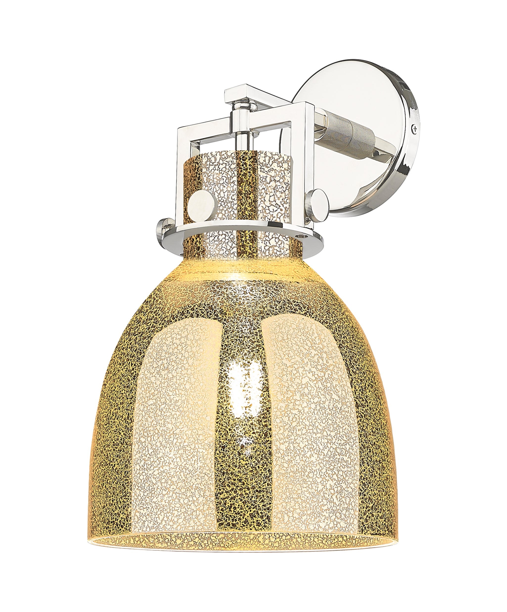 Downtown Urban Sconce Cast Brass 14 Inch