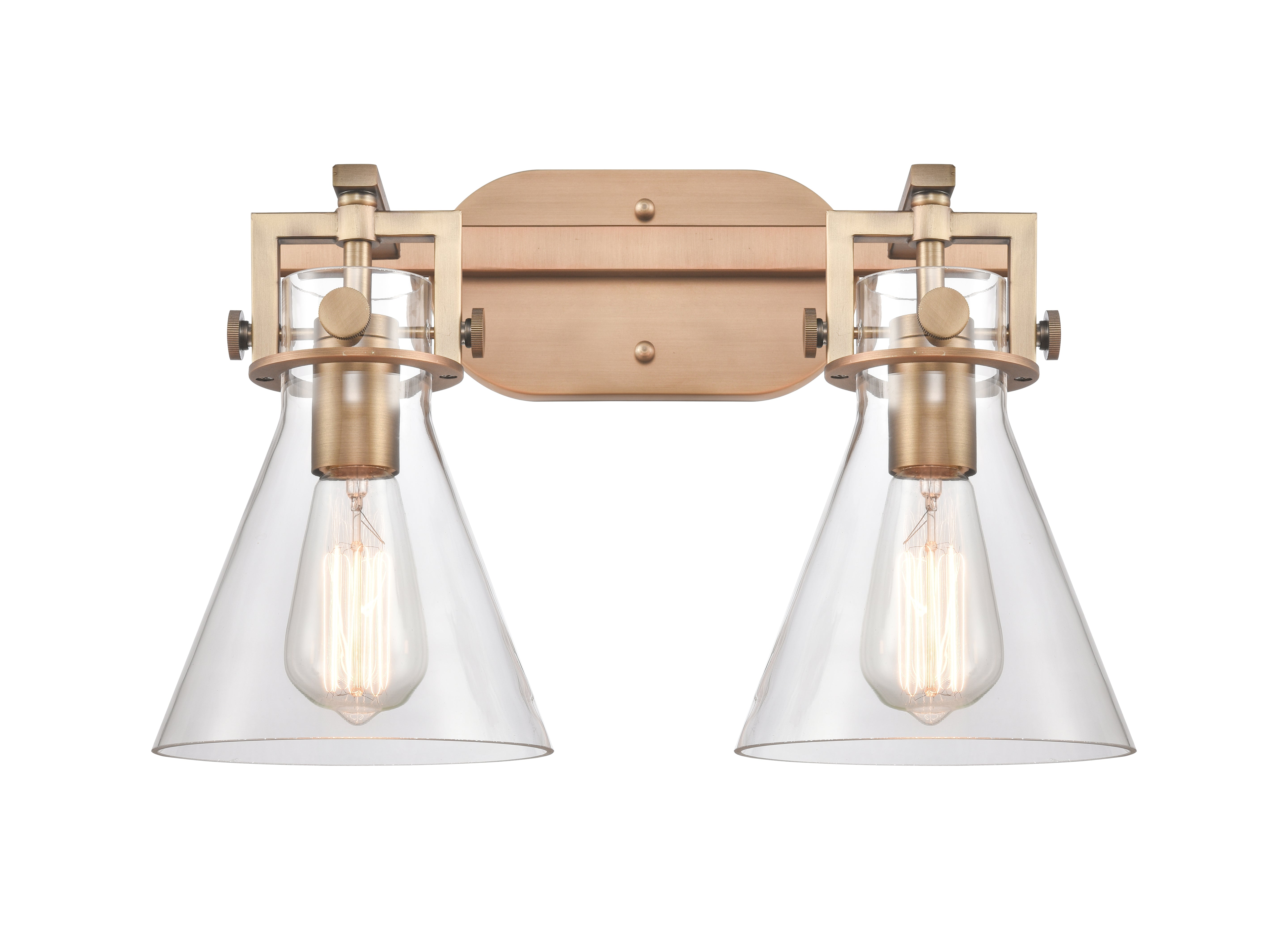 Downtown Urban Bath Vanity Light Cast Brass