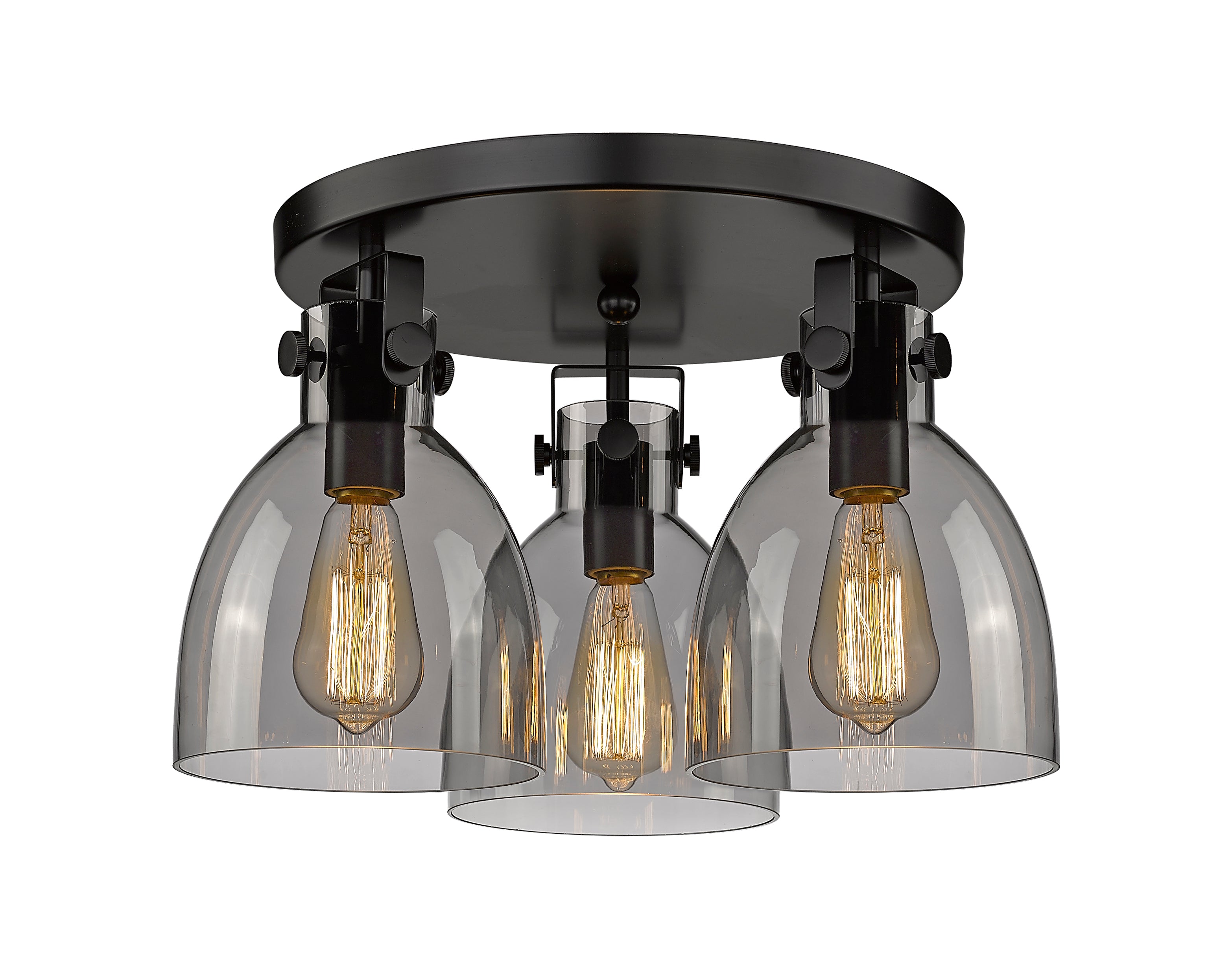 Downtown Semi-Flush Mount Satin Nickel
