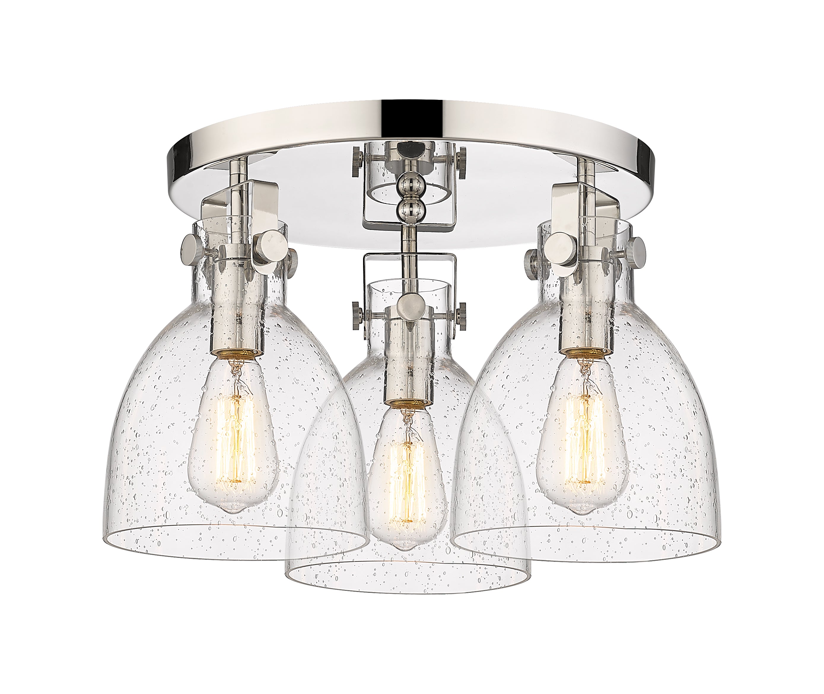 Downtown Semi-Flush Mount Satin Nickel