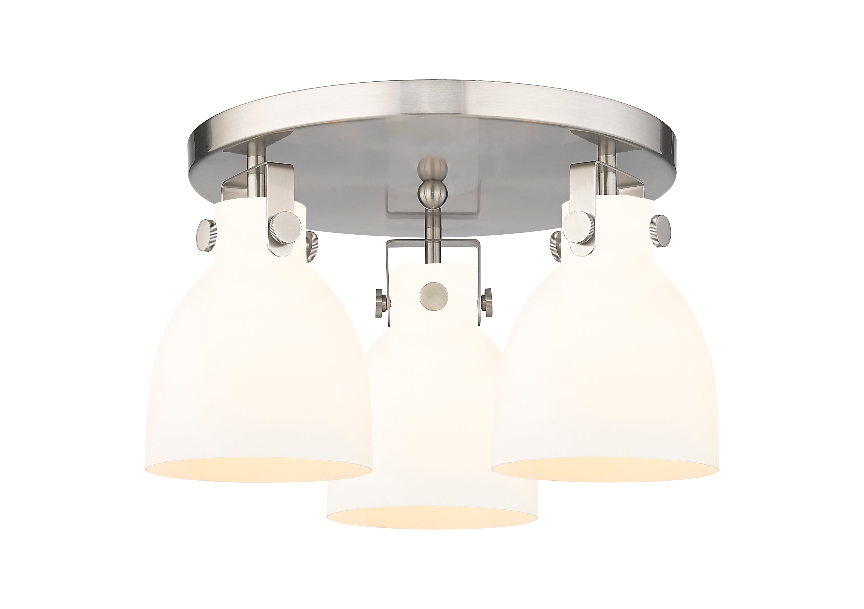 Downtown Semi-Flush Mount Satin Nickel