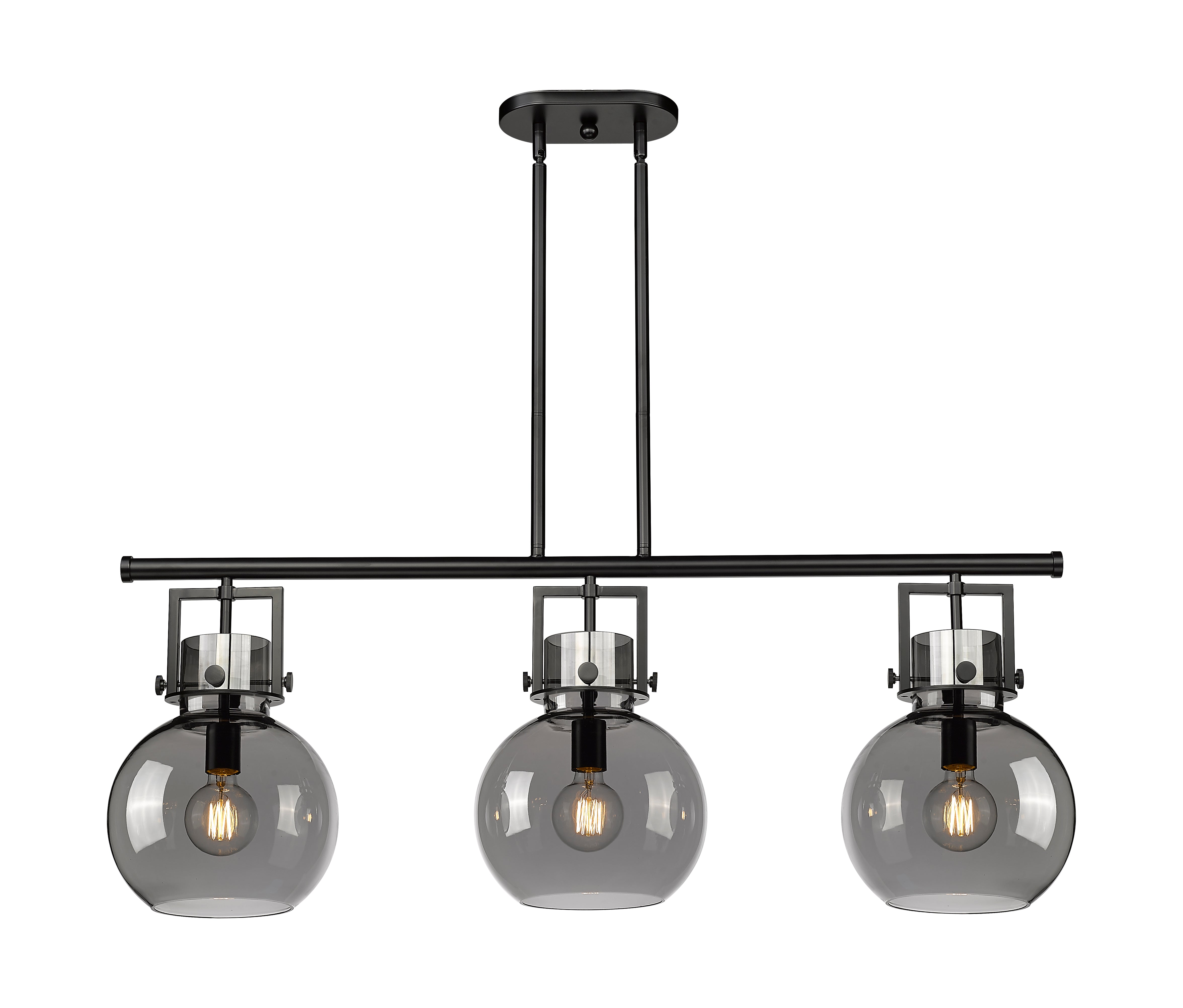 Downtown Urban Island Light Cast Brass