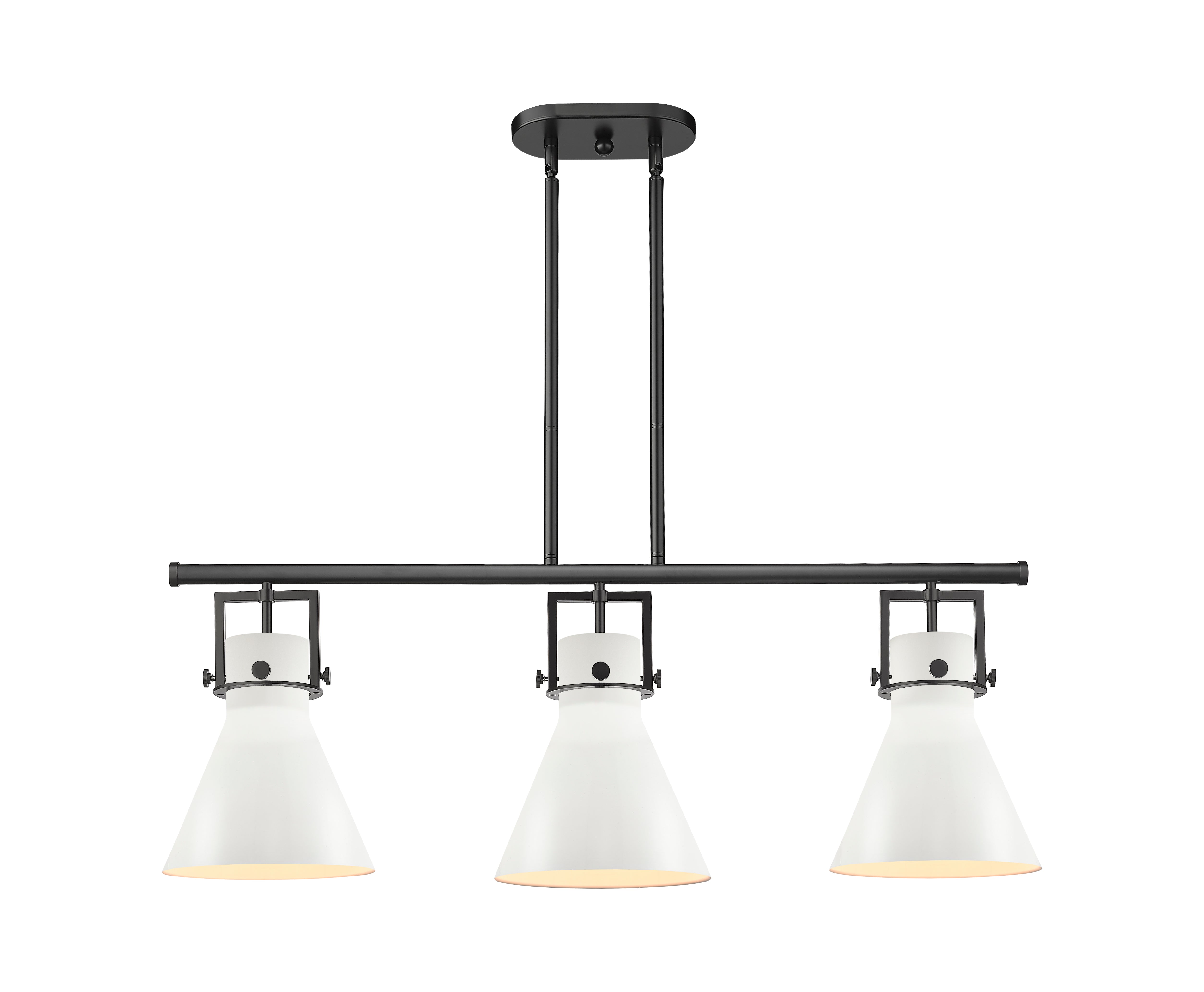 Downtown Urban Island Light Cast Brass