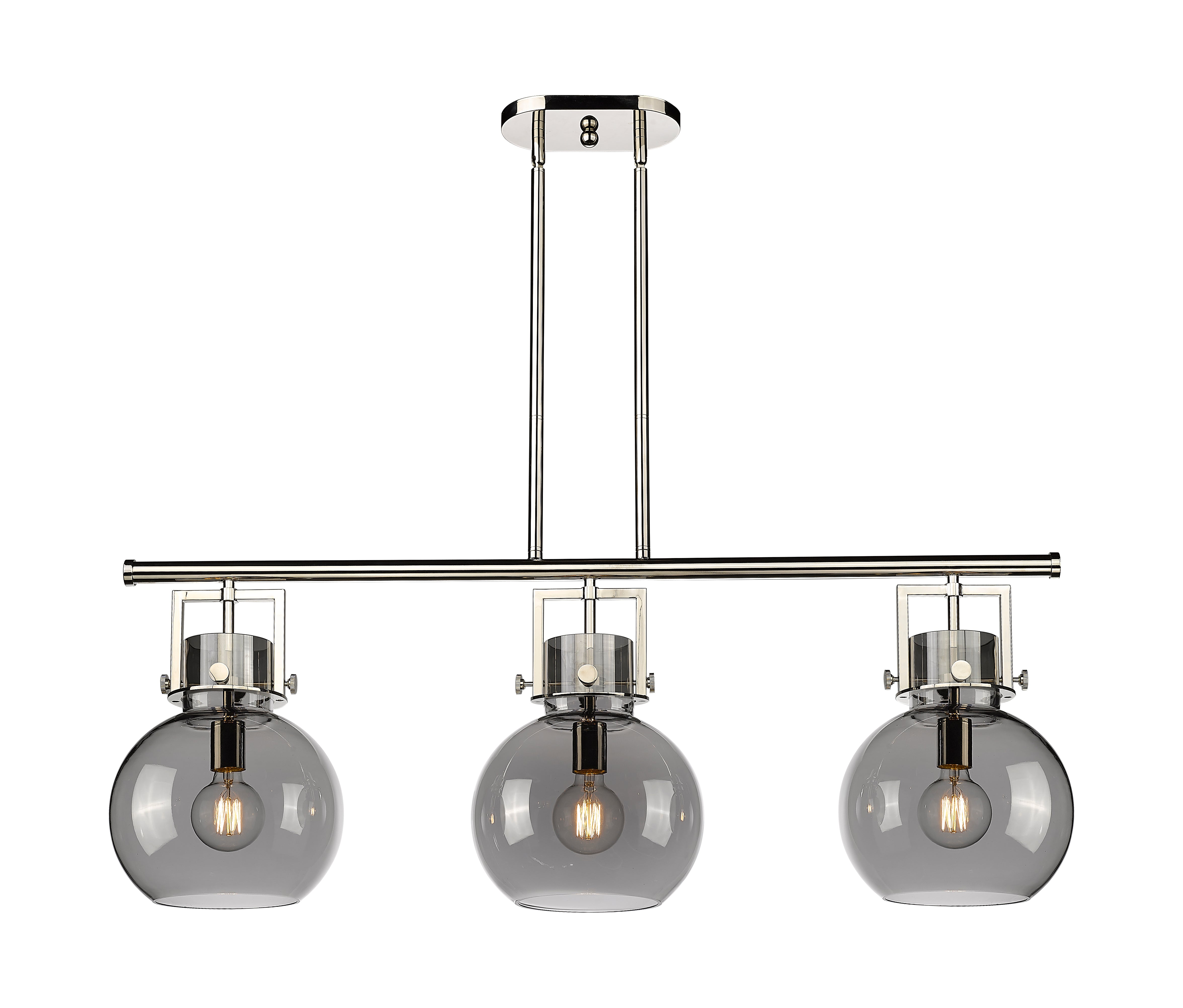Downtown Urban Island Light Cast Brass