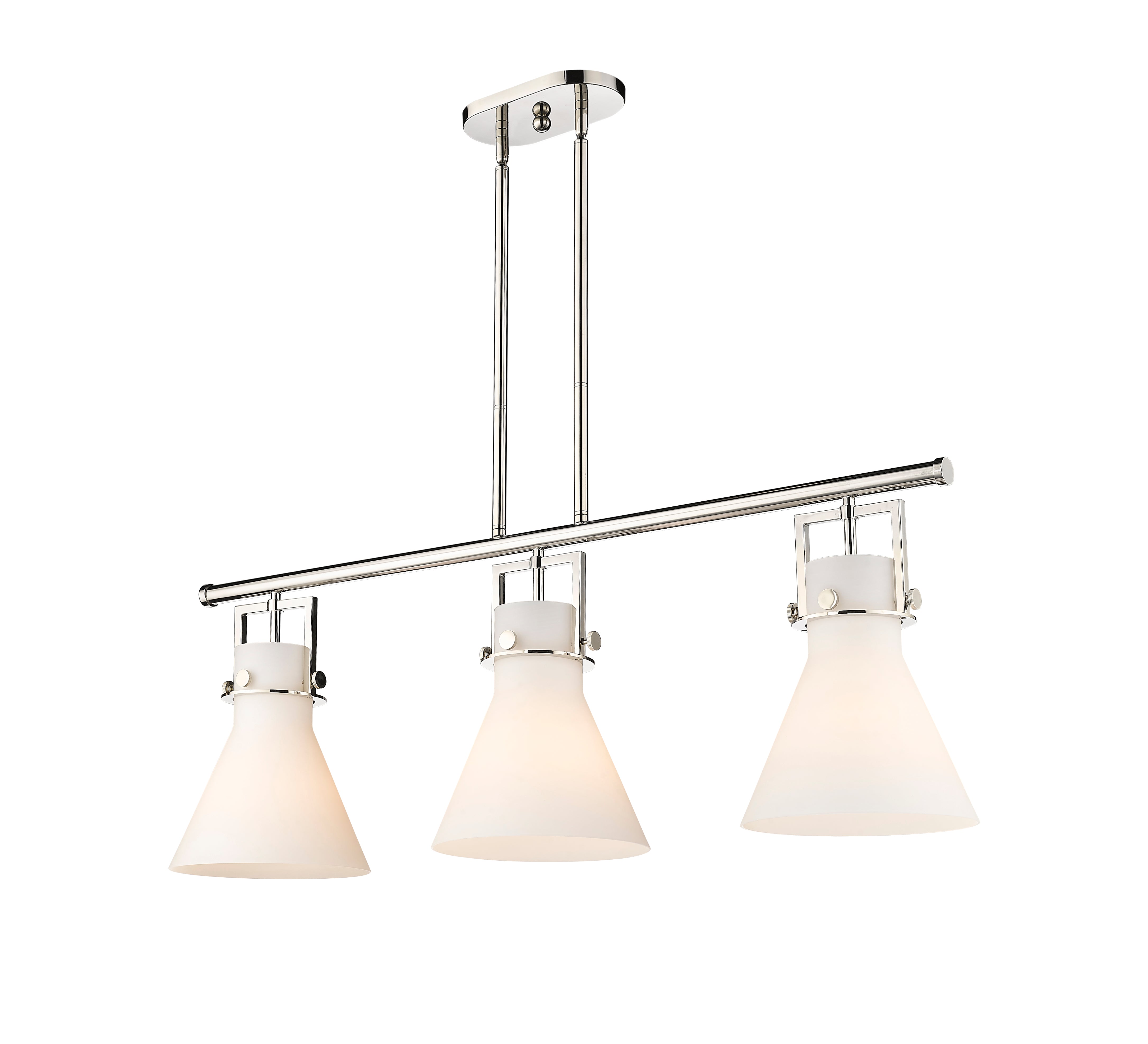 Downtown Urban Island Light Cast Brass Steel