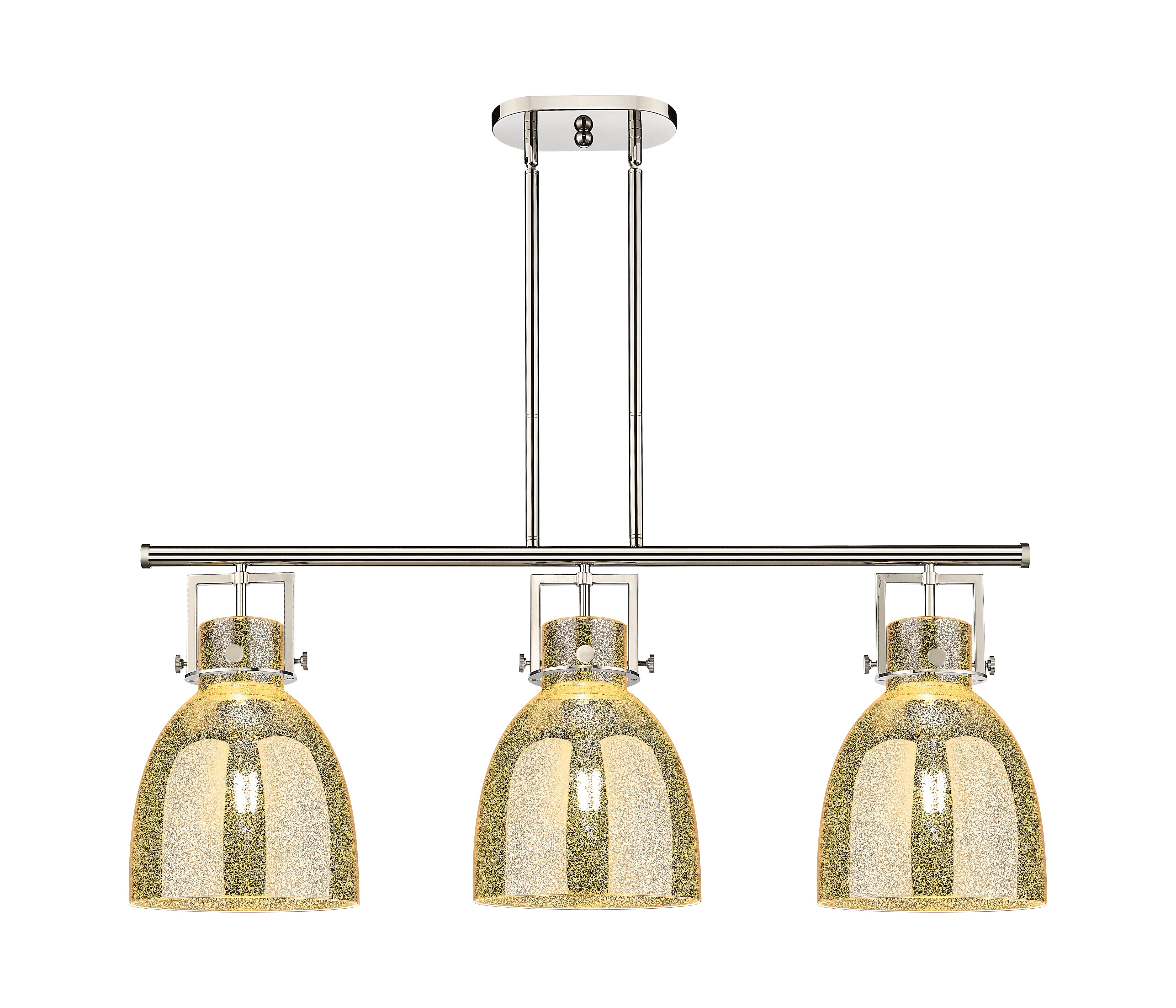Downtown Urban Island Light Cast Brass