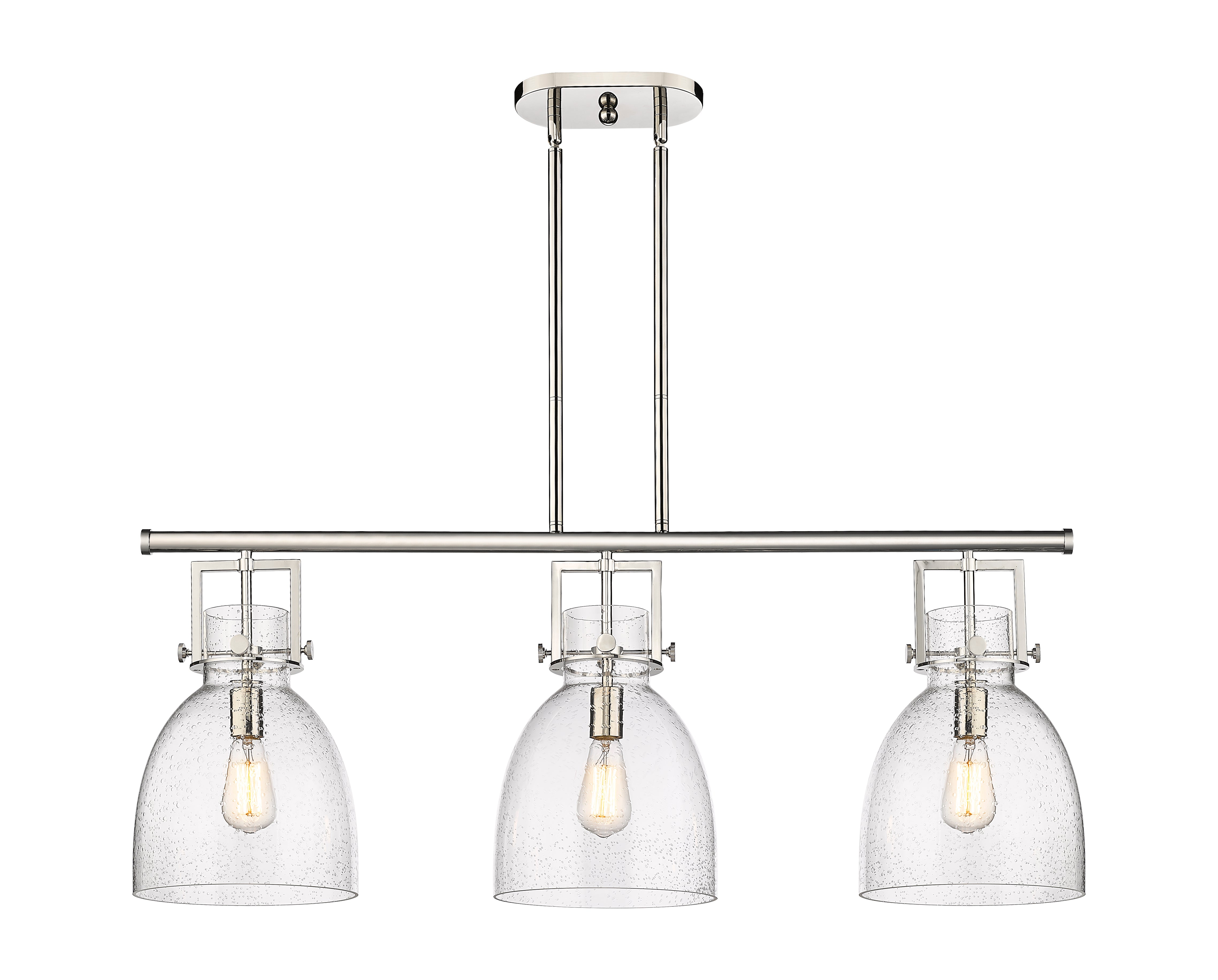 Downtown Urban Island Light Cast Brass