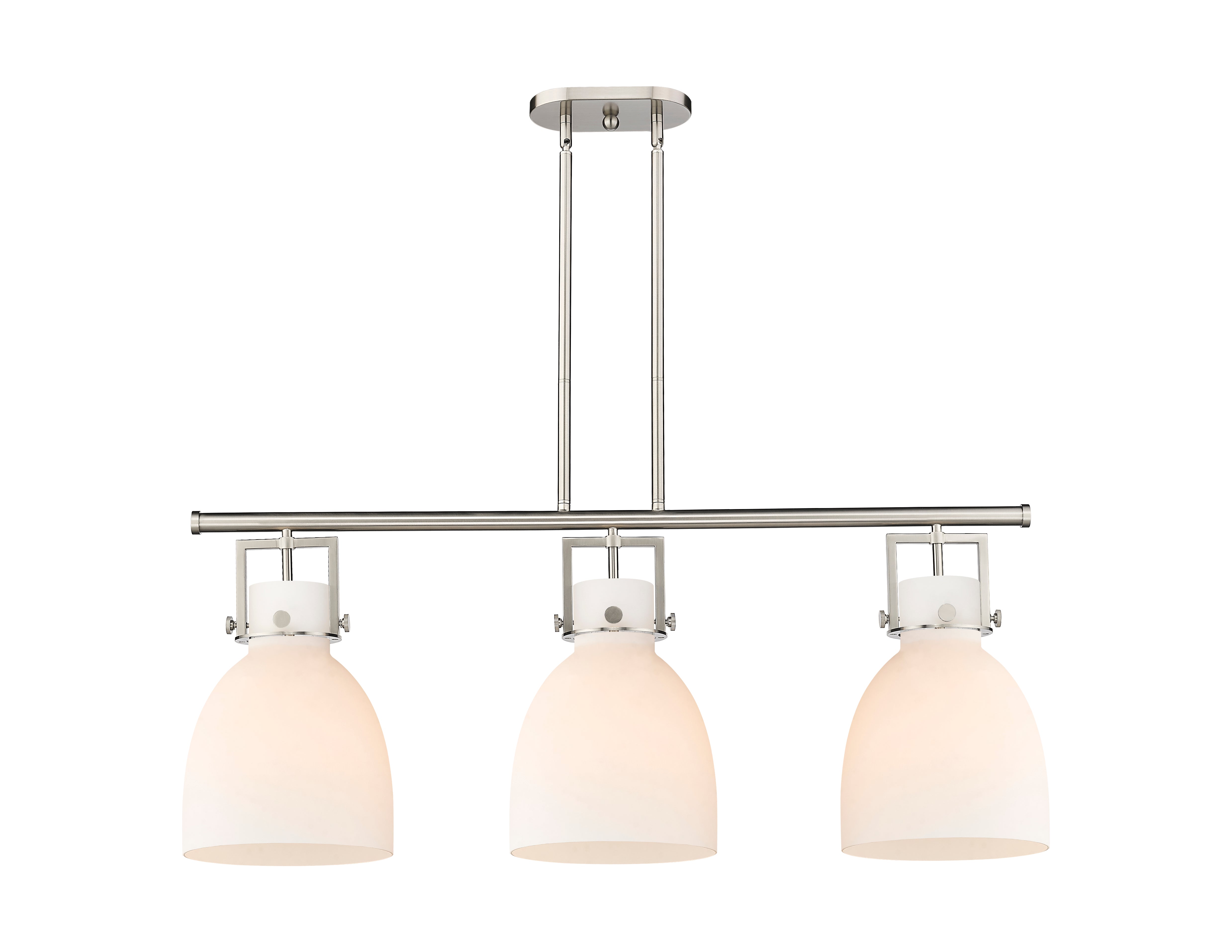 Downtown Urban Island Light Cast Brass