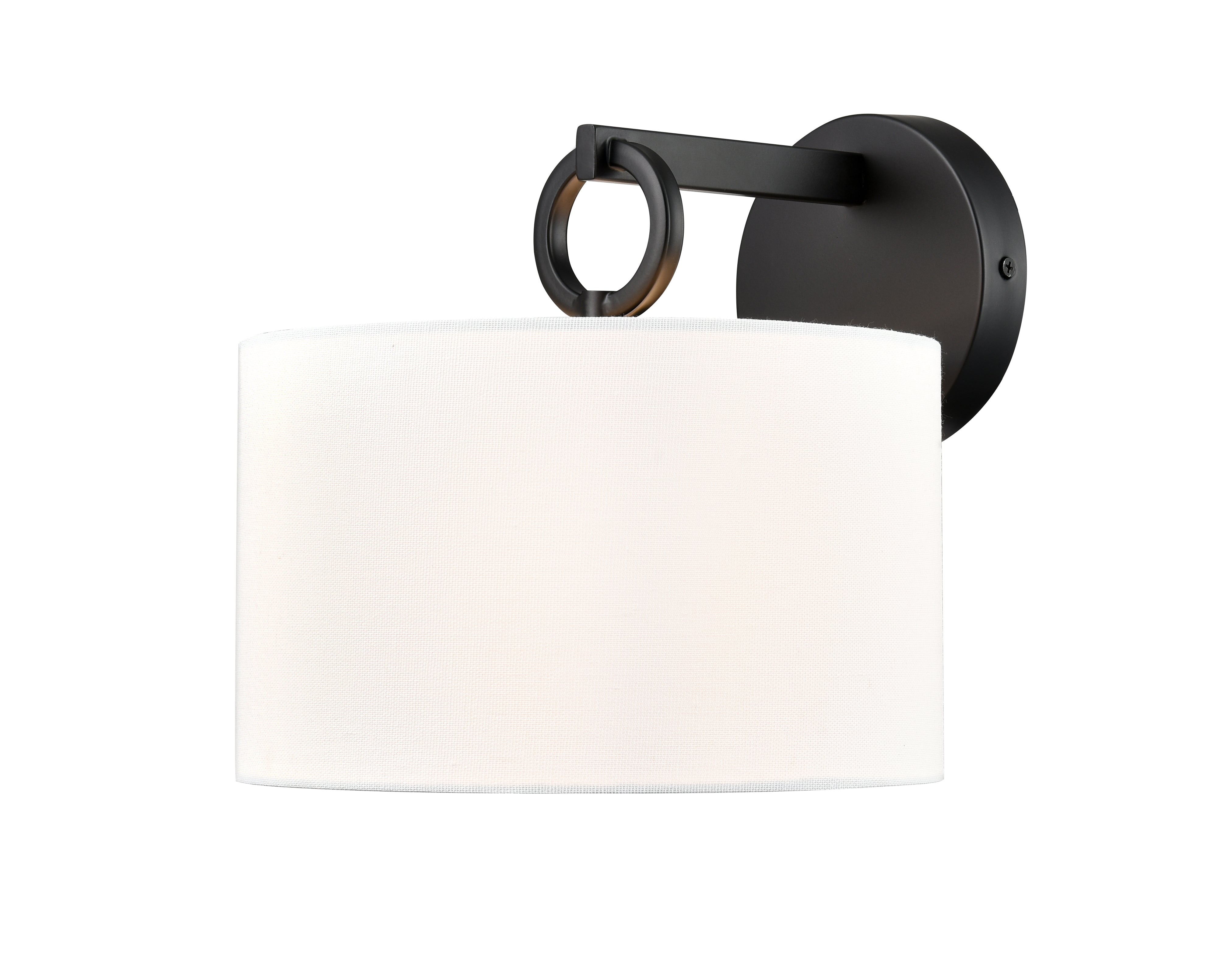 9.88'' Braxstan Matte Black 1 Light Wall Sconce
